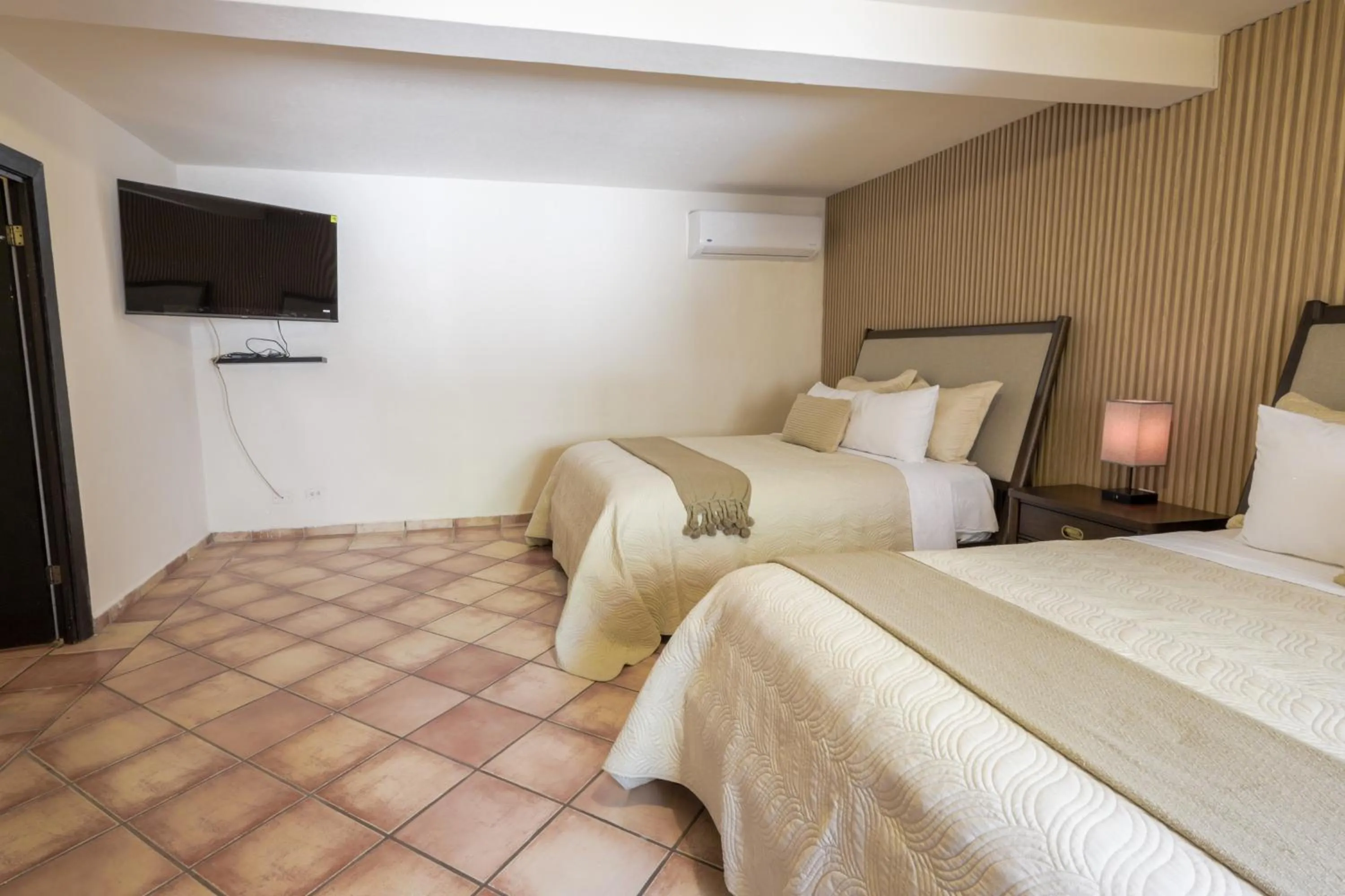 Bed in Hotel Posada Terranova