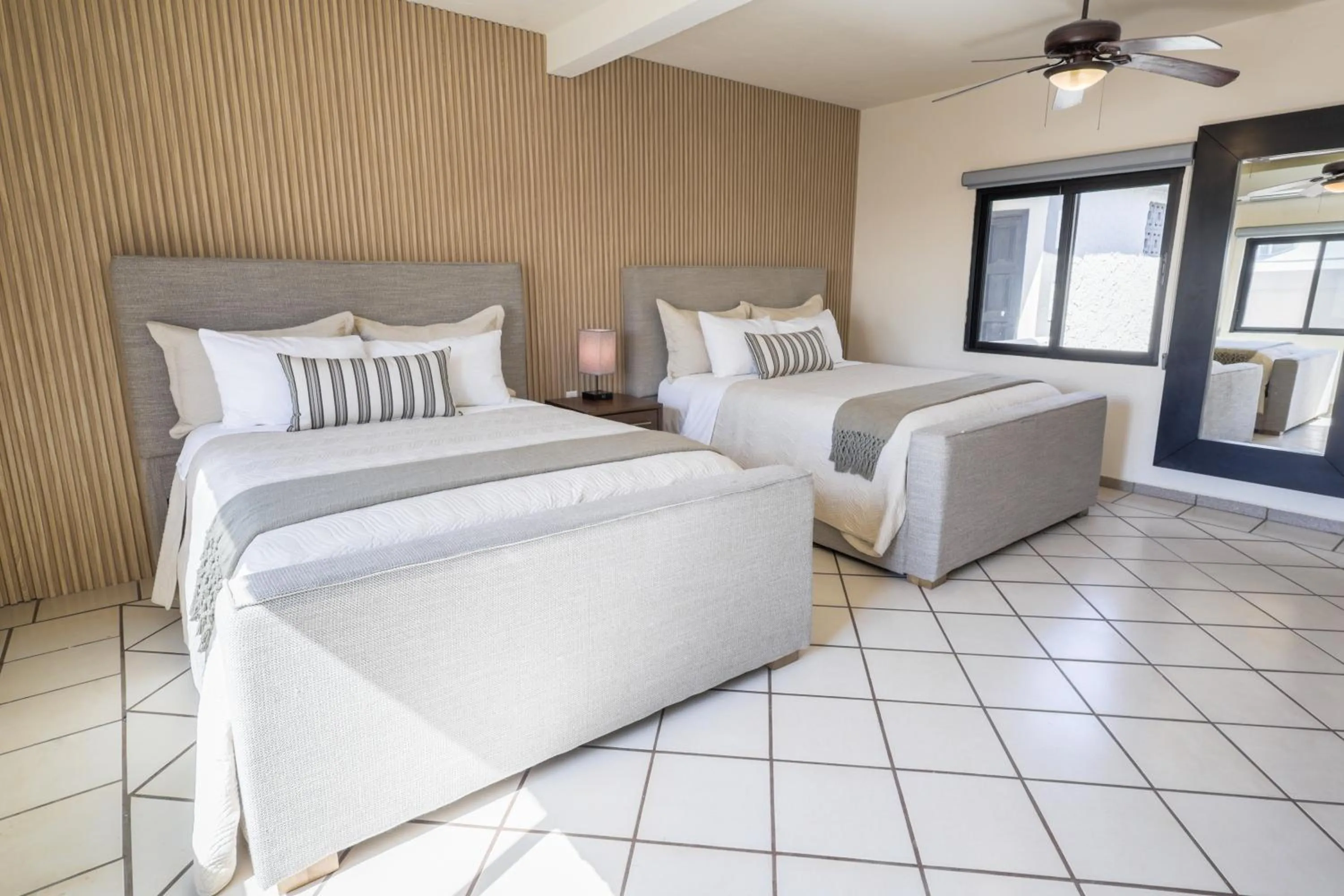 Bed in Hotel Posada Terranova