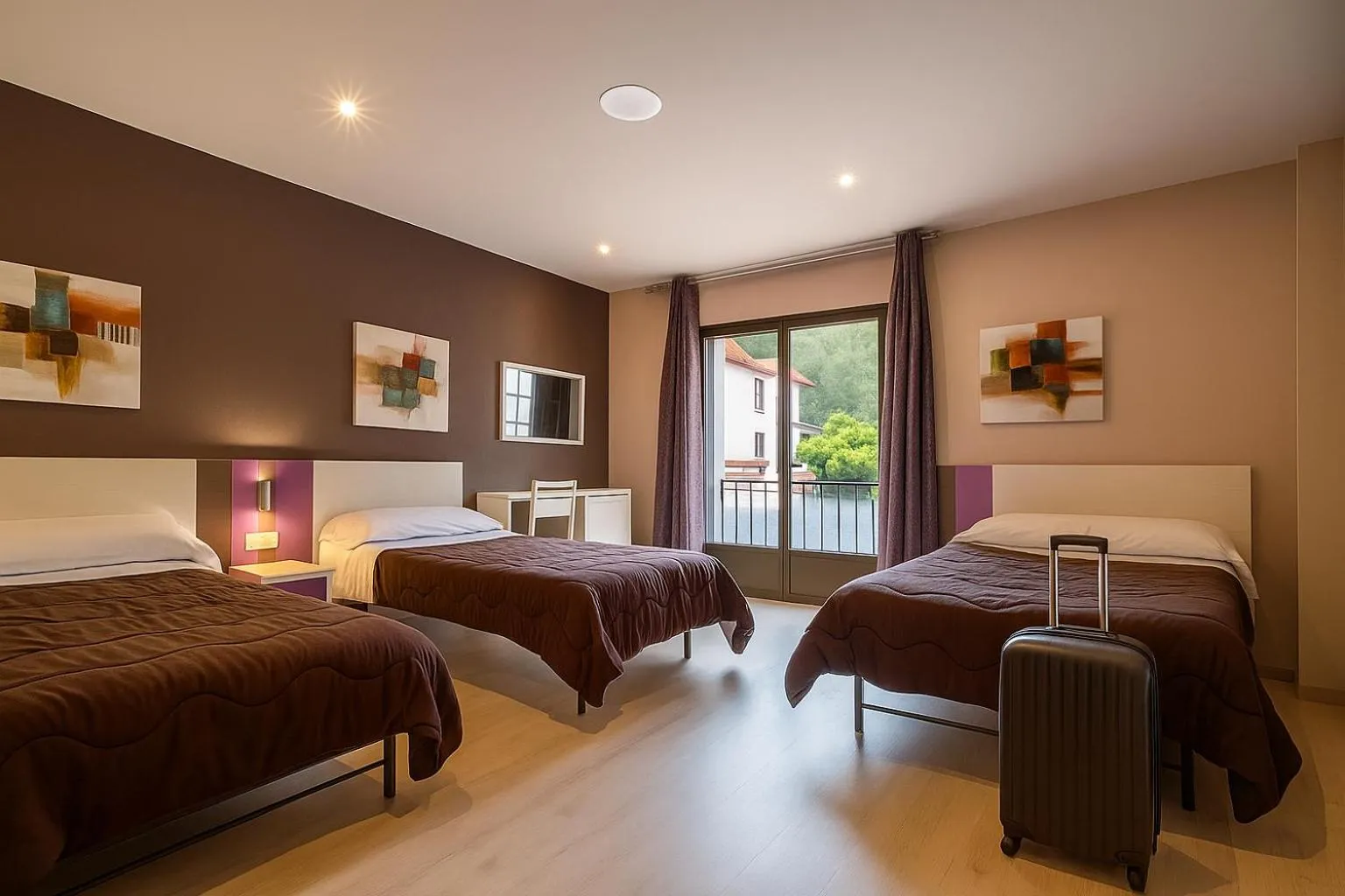 Bed in Hotel Marrodan Arnedillo