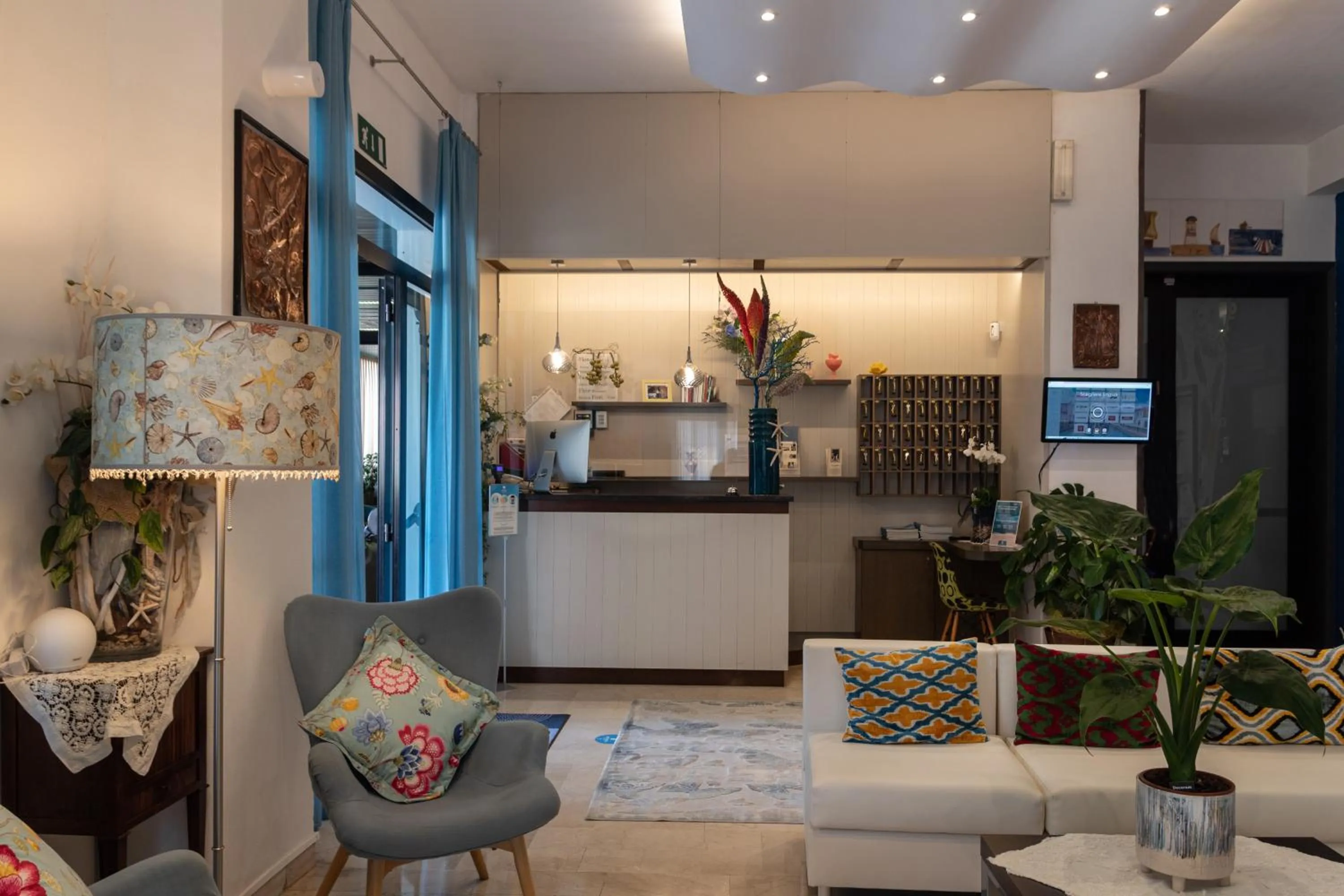 Lobby or reception in Hotel Boston