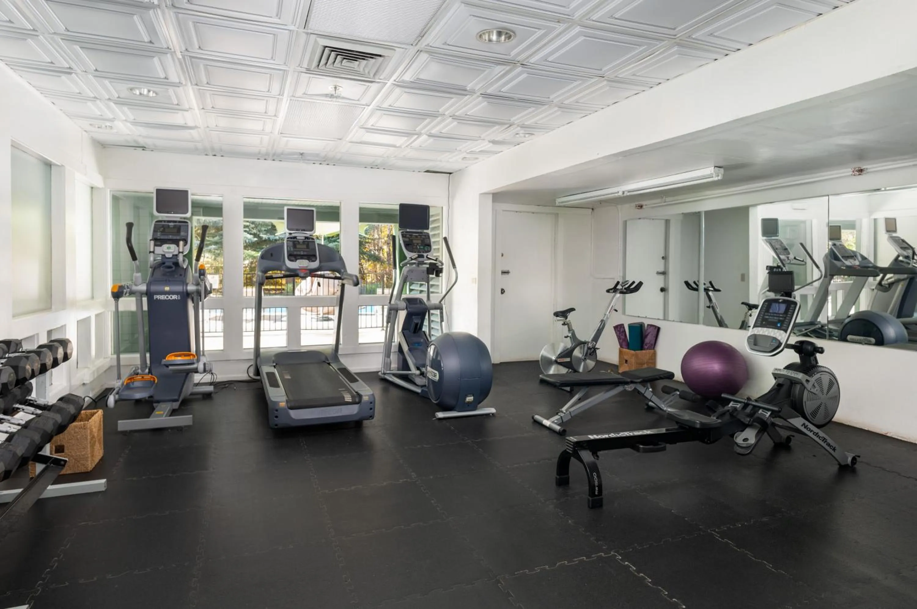 Fitness centre/facilities in Evergreen Lodge at Vail