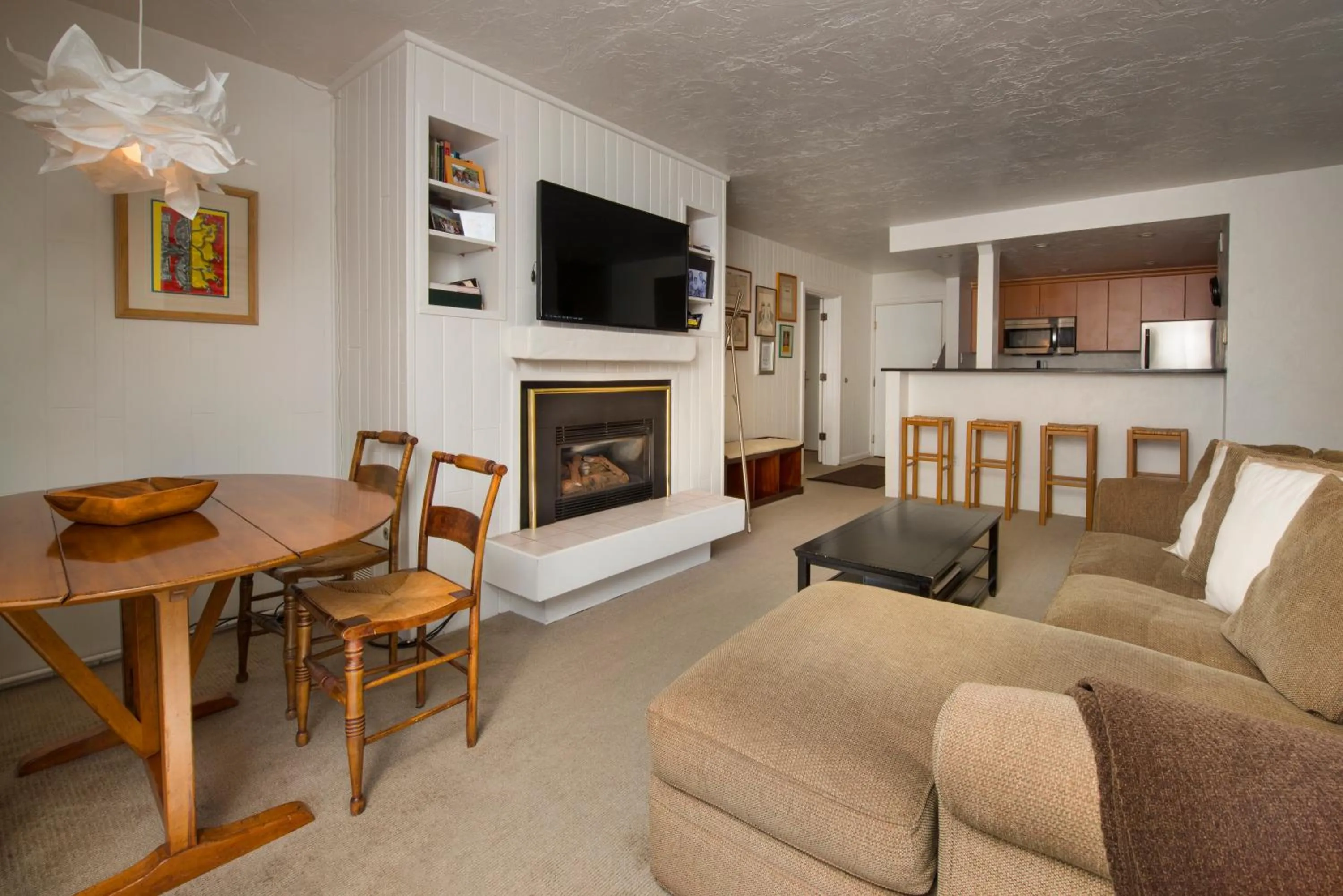 Living room in Evergreen Lodge at Vail