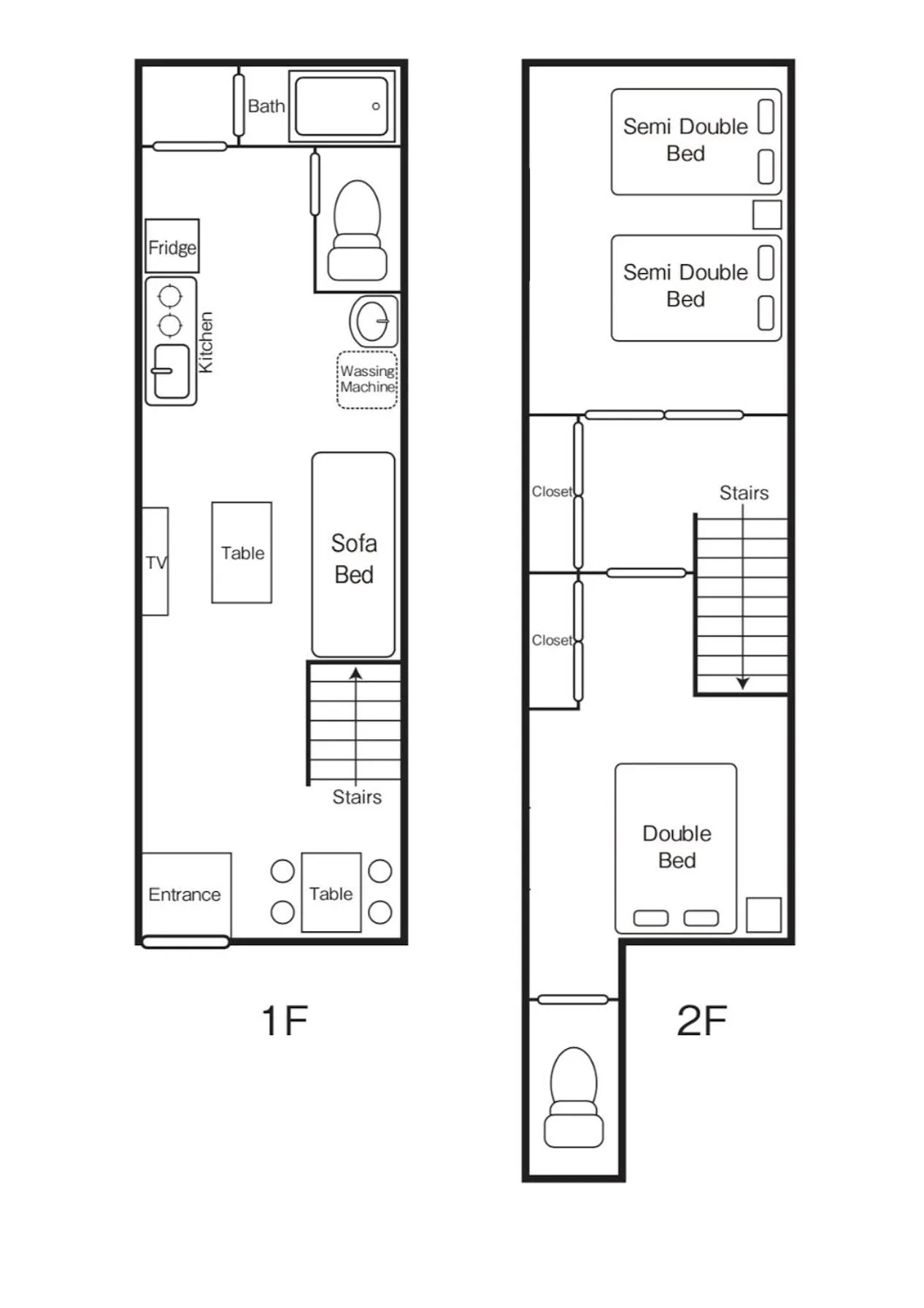 Floor plan in EK1 Elizabeth Garden Kuromon