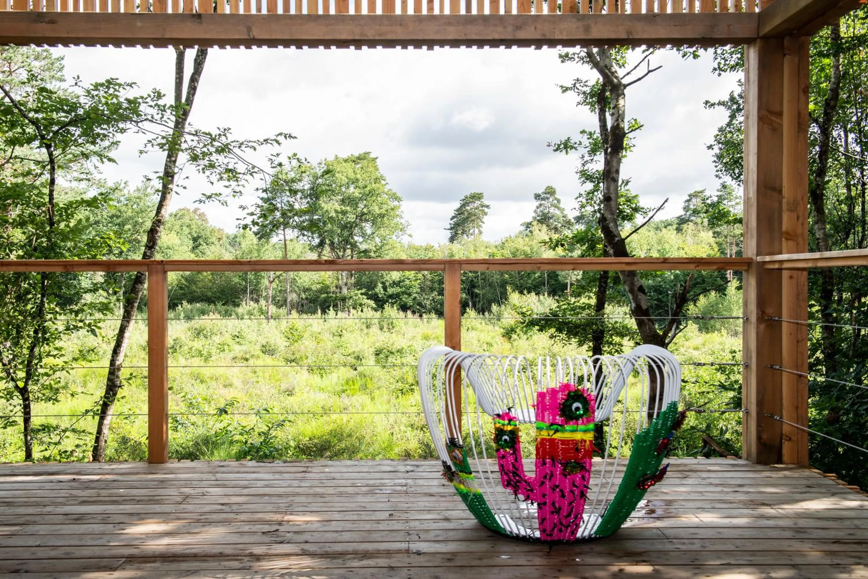Patio in Loire Valley Lodges - Hotel