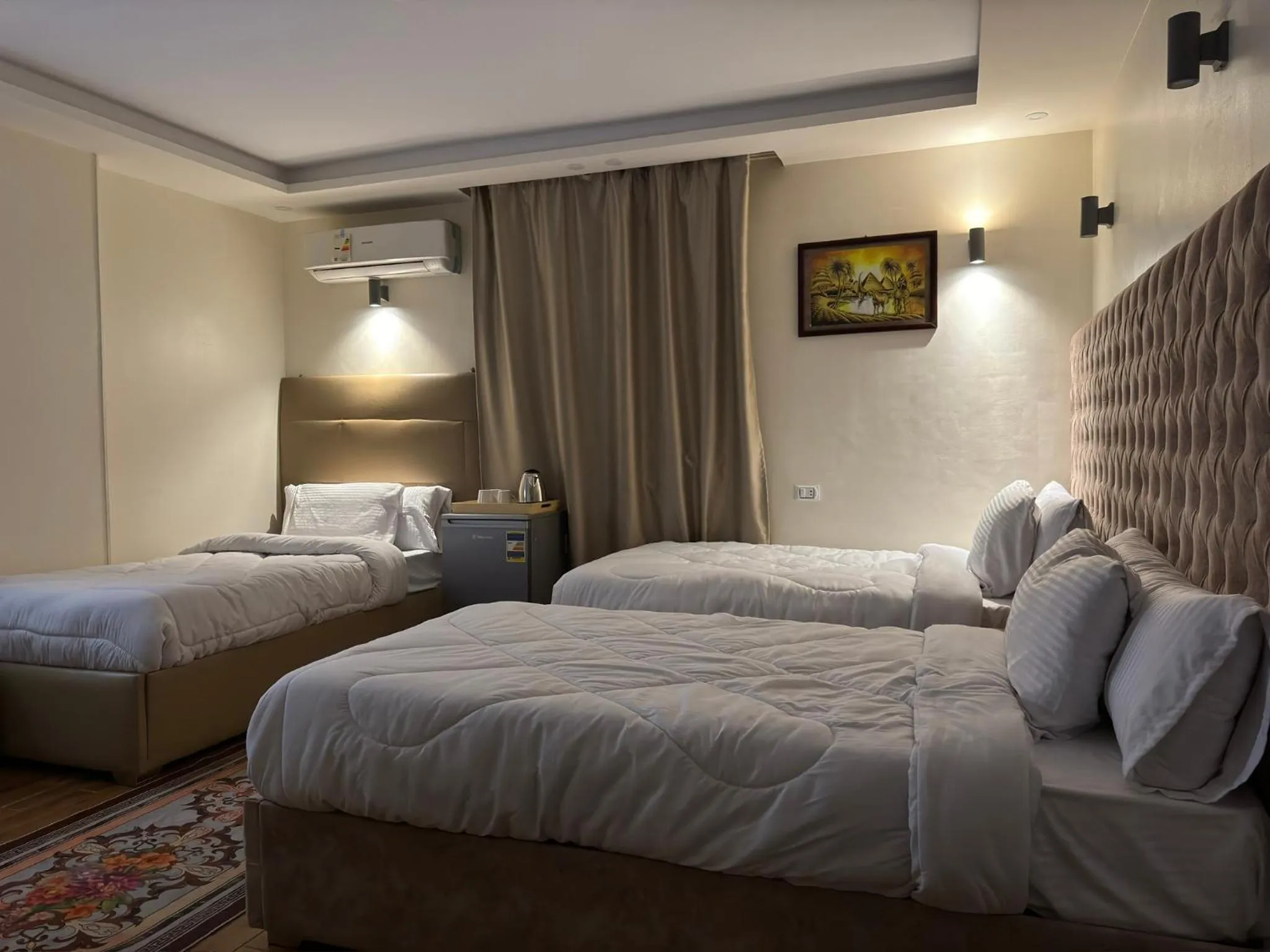 Bed in Pyramids Gardens Hotel