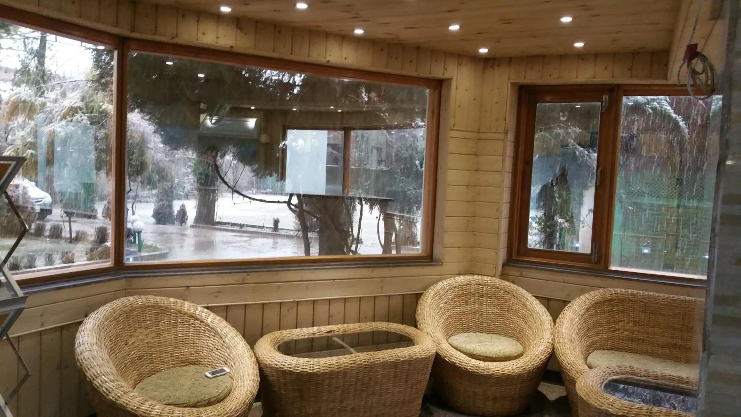 Seating area in Hotel Mirage