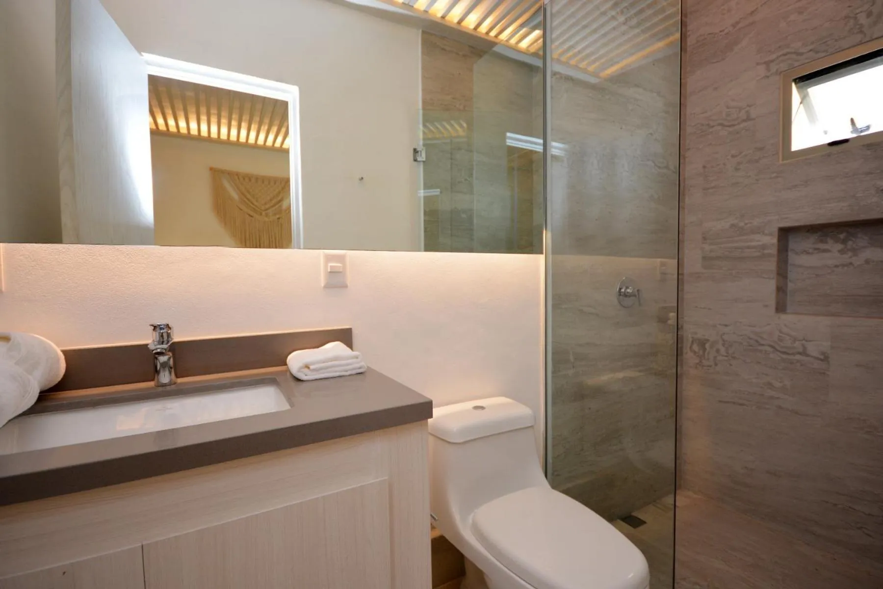 Bathroom in MAYAN MONK Suites