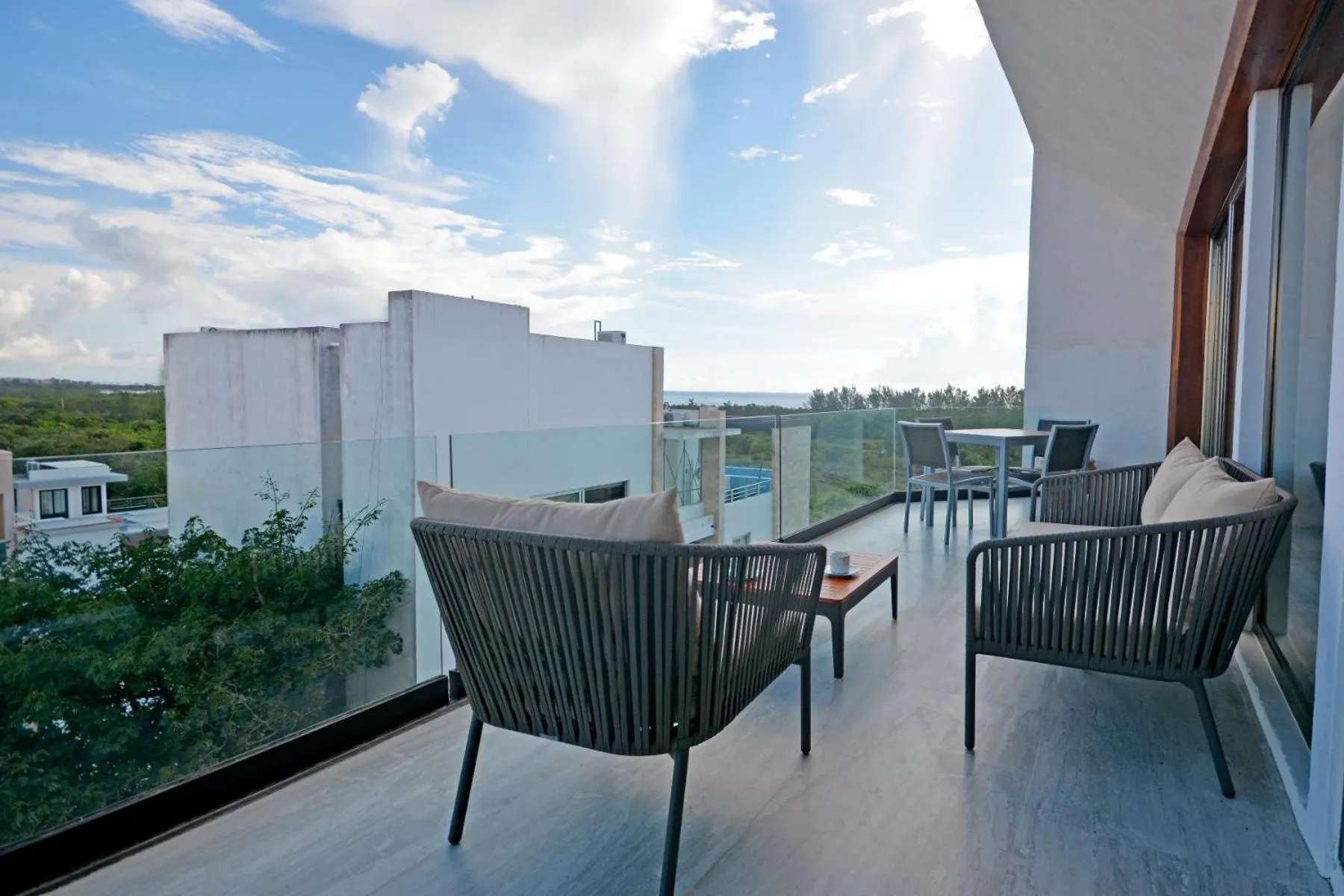 Balcony/Terrace in MAYAN MONK Suites