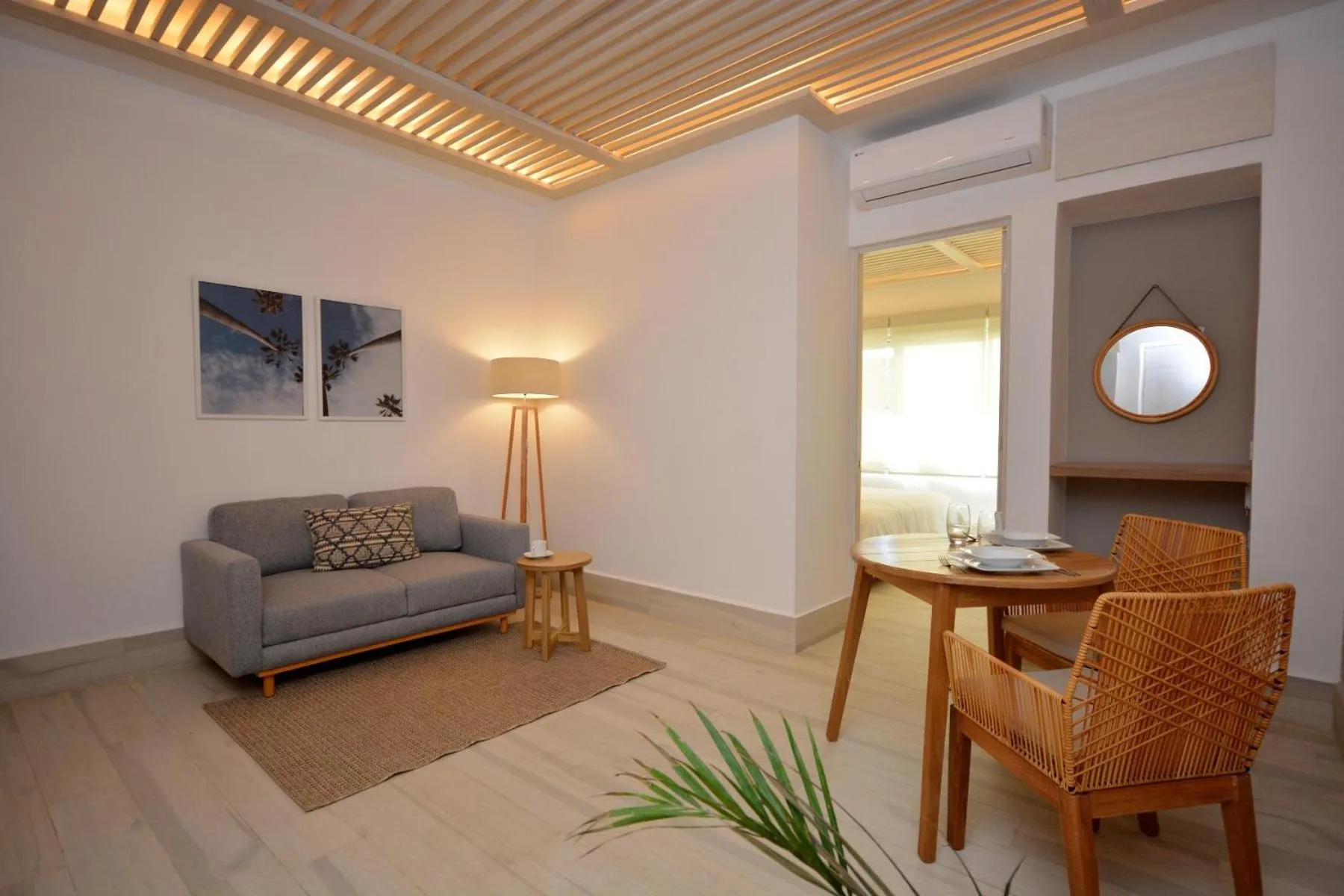 Living room in MAYAN MONK Suites