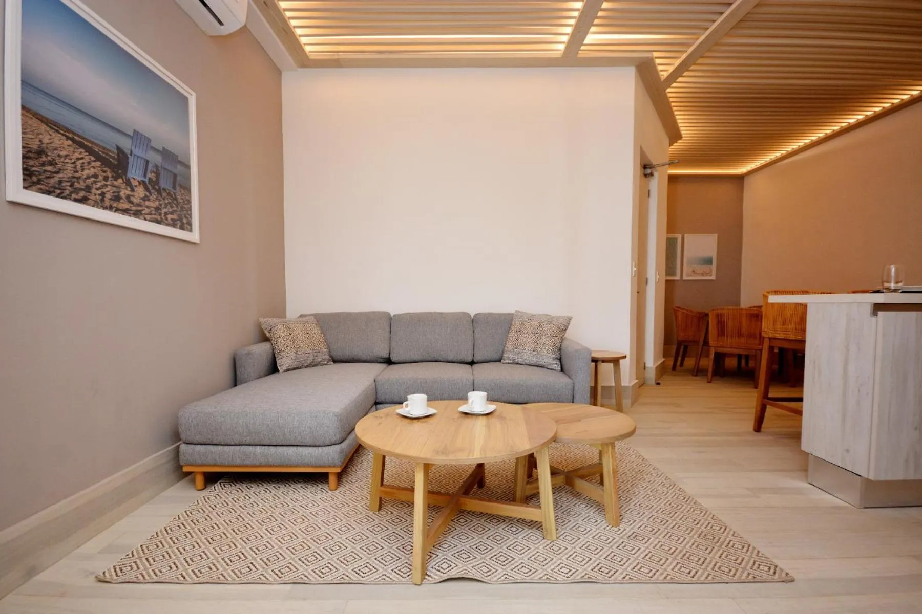 Seating area in MAYAN MONK Suites