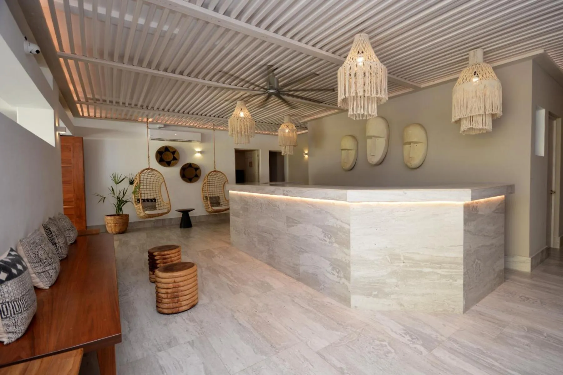 Lobby or reception in MAYAN MONK Suites