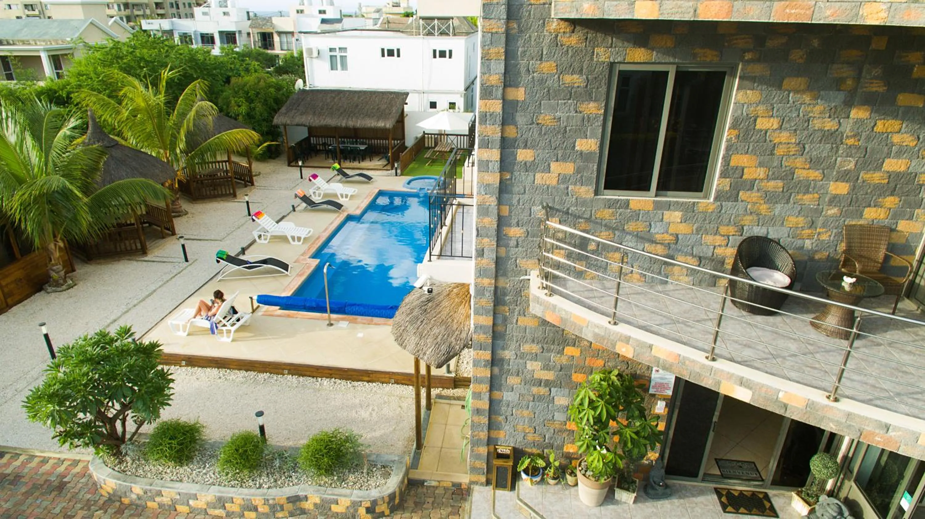 Pool view in L'Oiseau de L'Ocean Tourist Residence