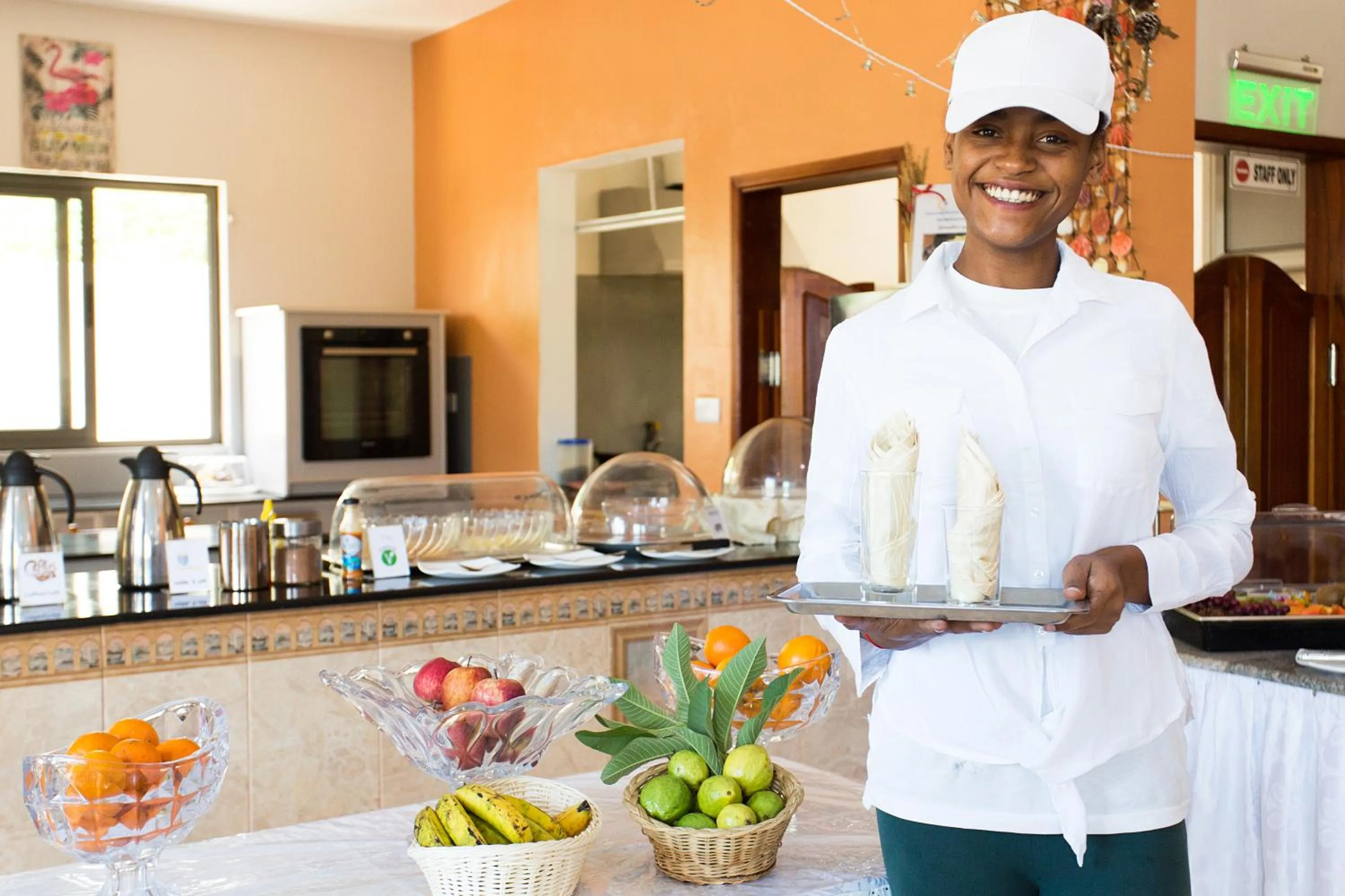 Staff in L'Oiseau de L'Ocean Tourist Residence