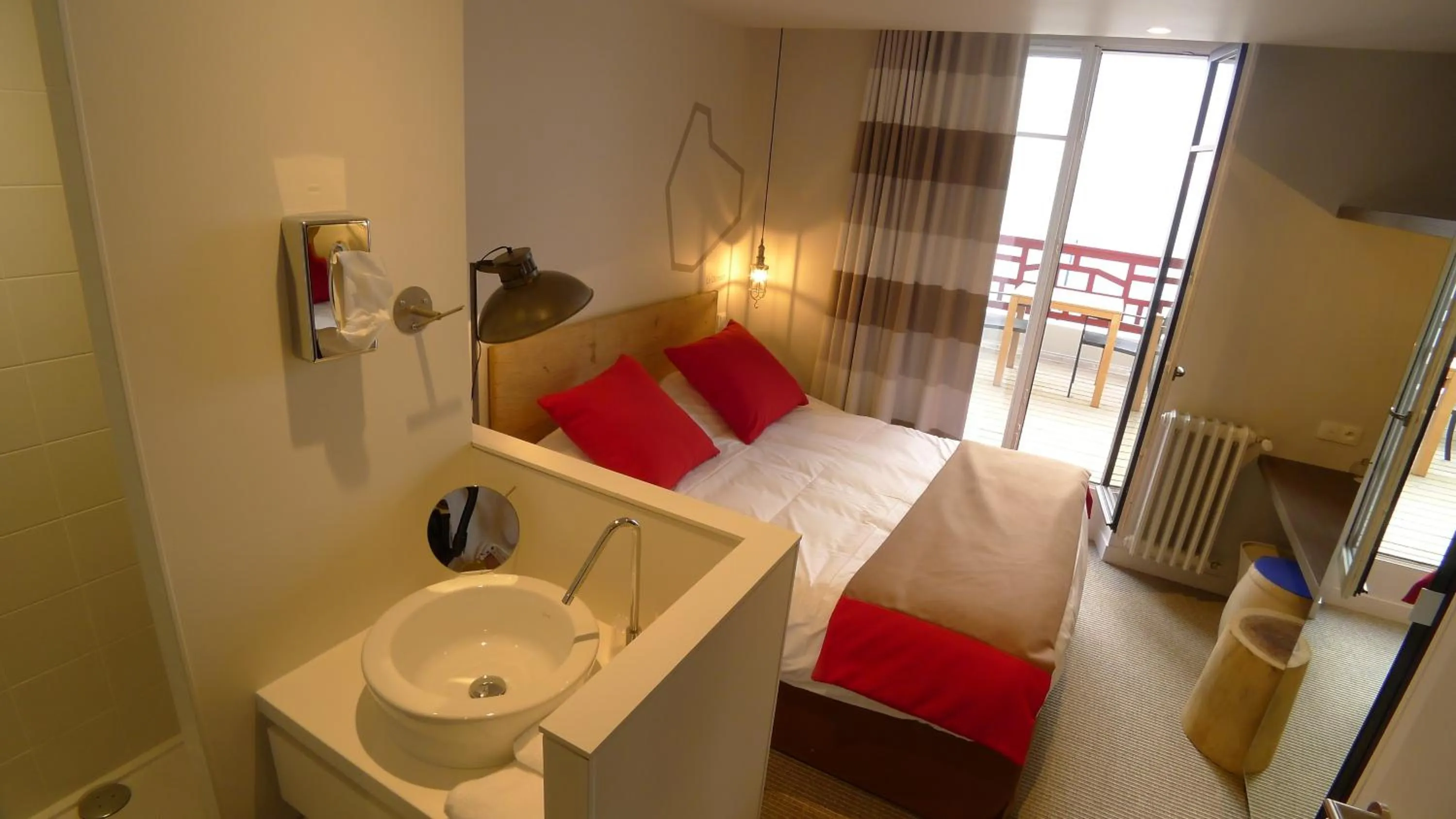 Bed in Hôtel Ar Iniz