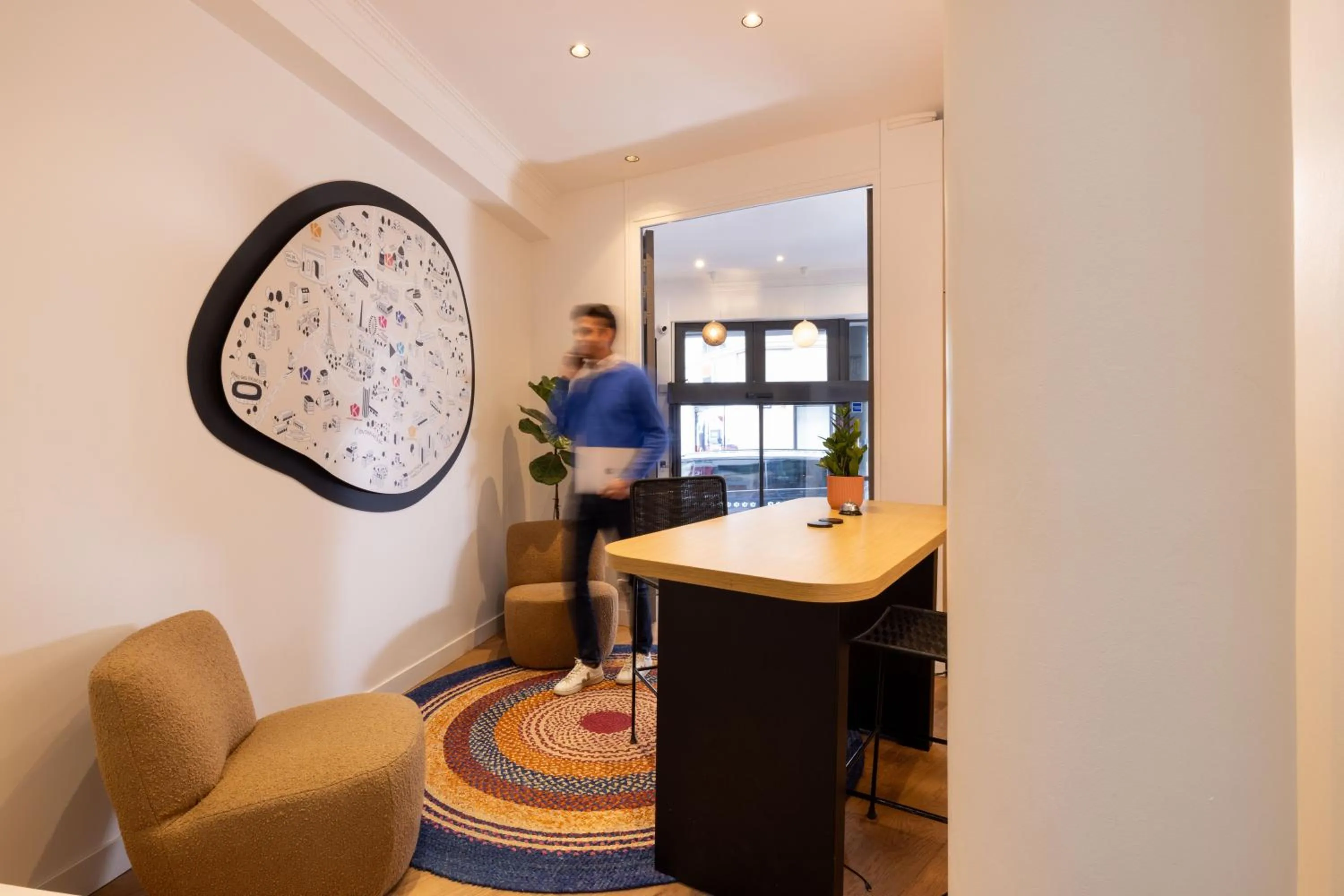 Lobby or reception in Hotel Korner Montparnasse