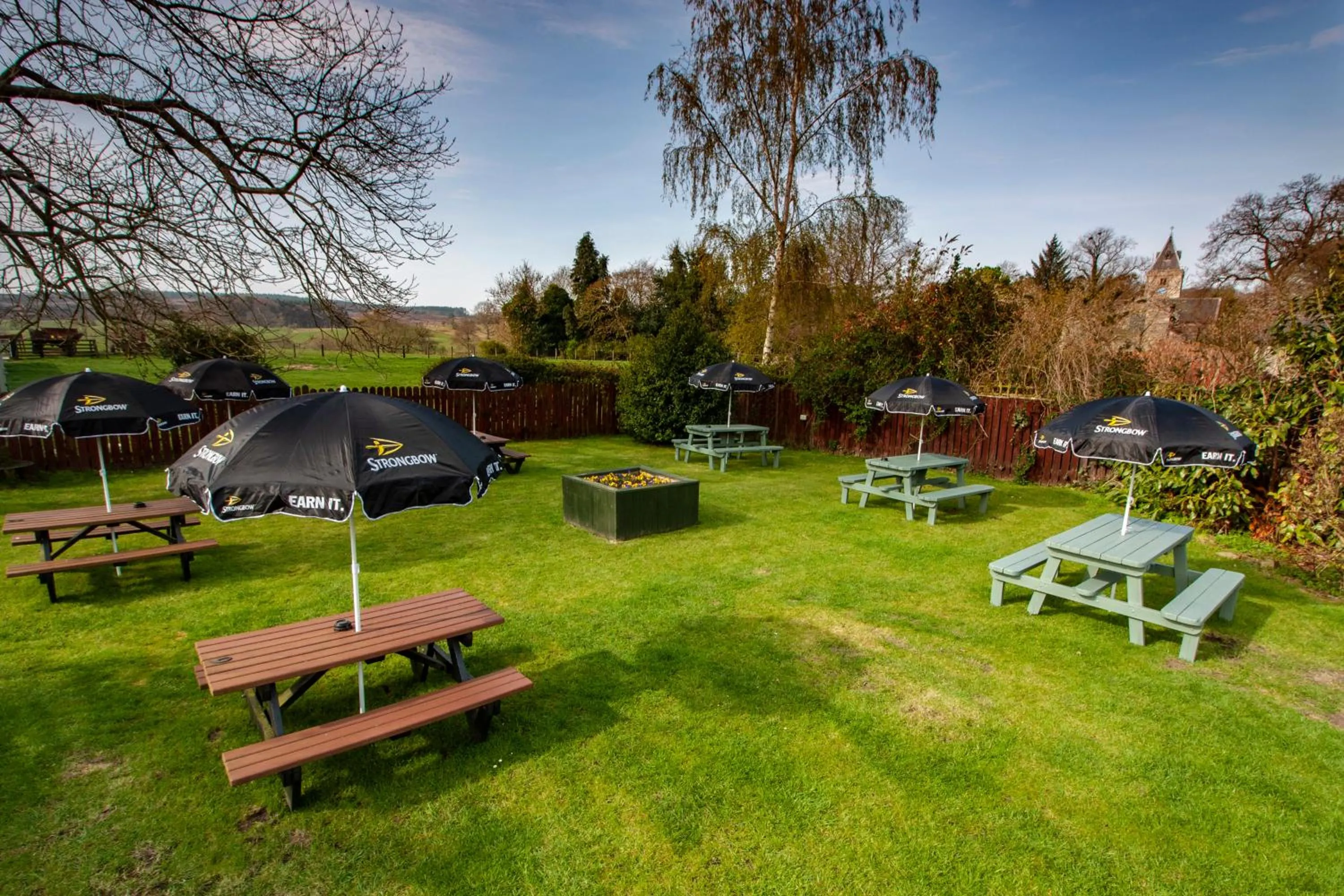 Garden in The Tankerville Arms