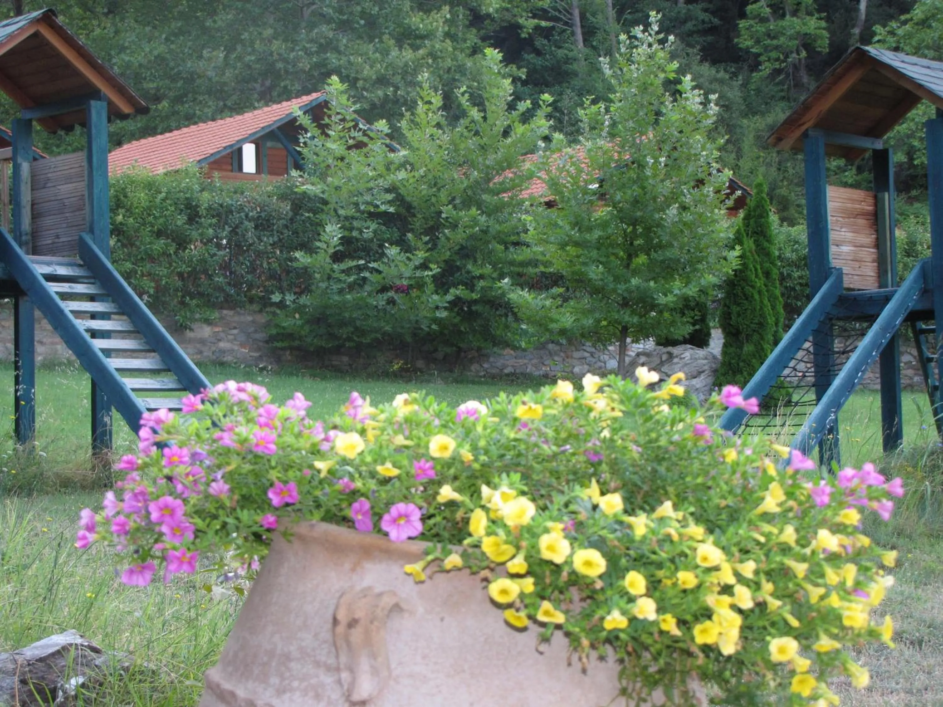 Garden in Dionysus Village Resort