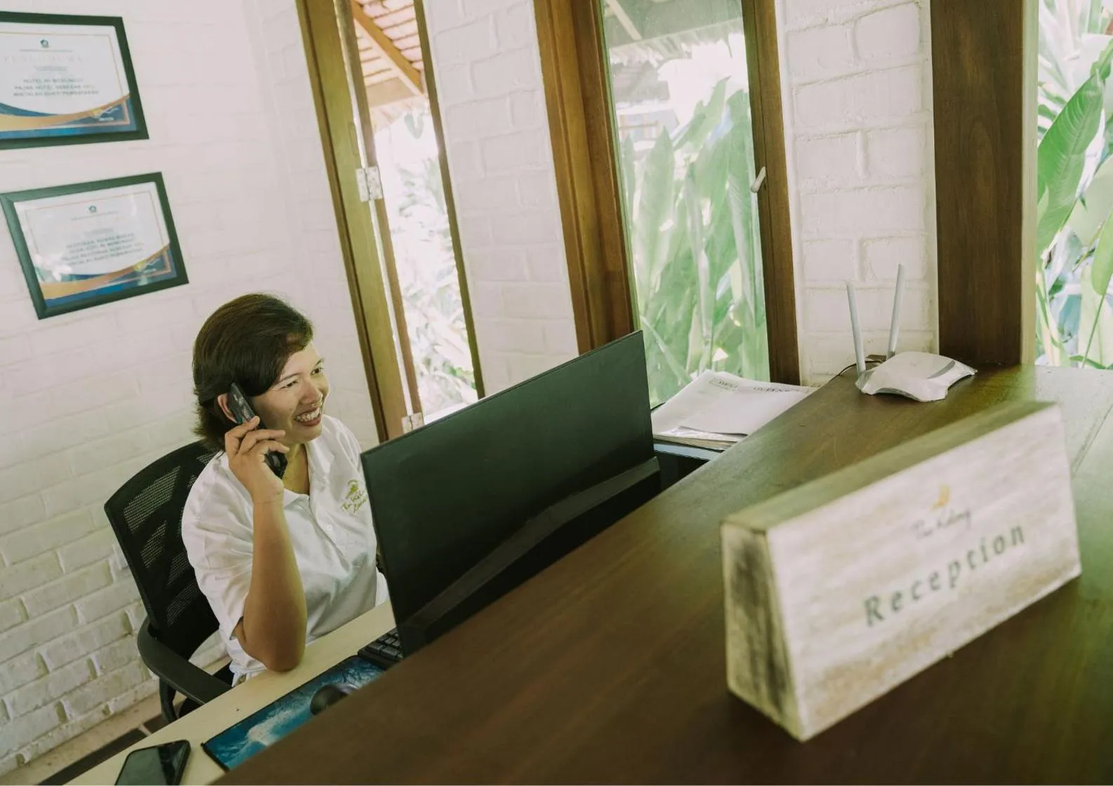 Lobby or reception in The Kelong Trikora Resort