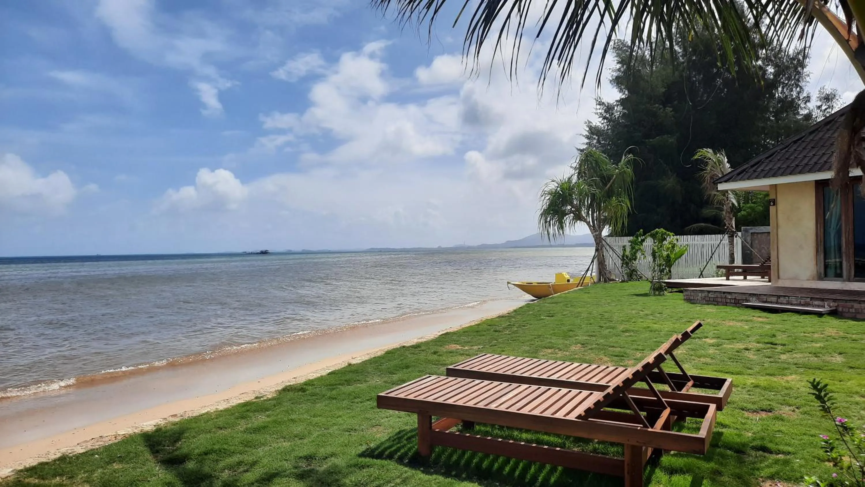 Beach in The Kelong Trikora Resort