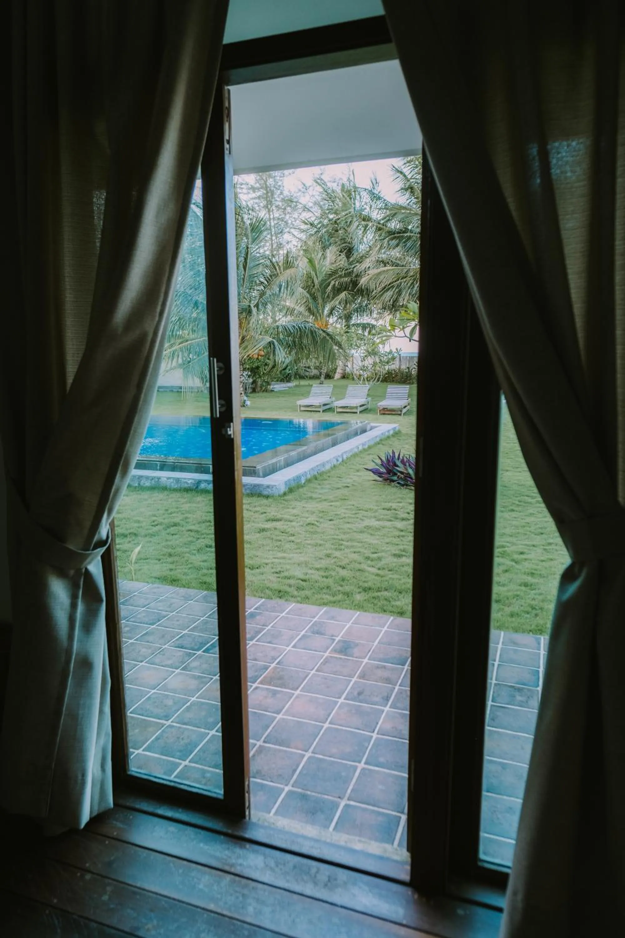 Garden view in The Kelong Trikora Resort