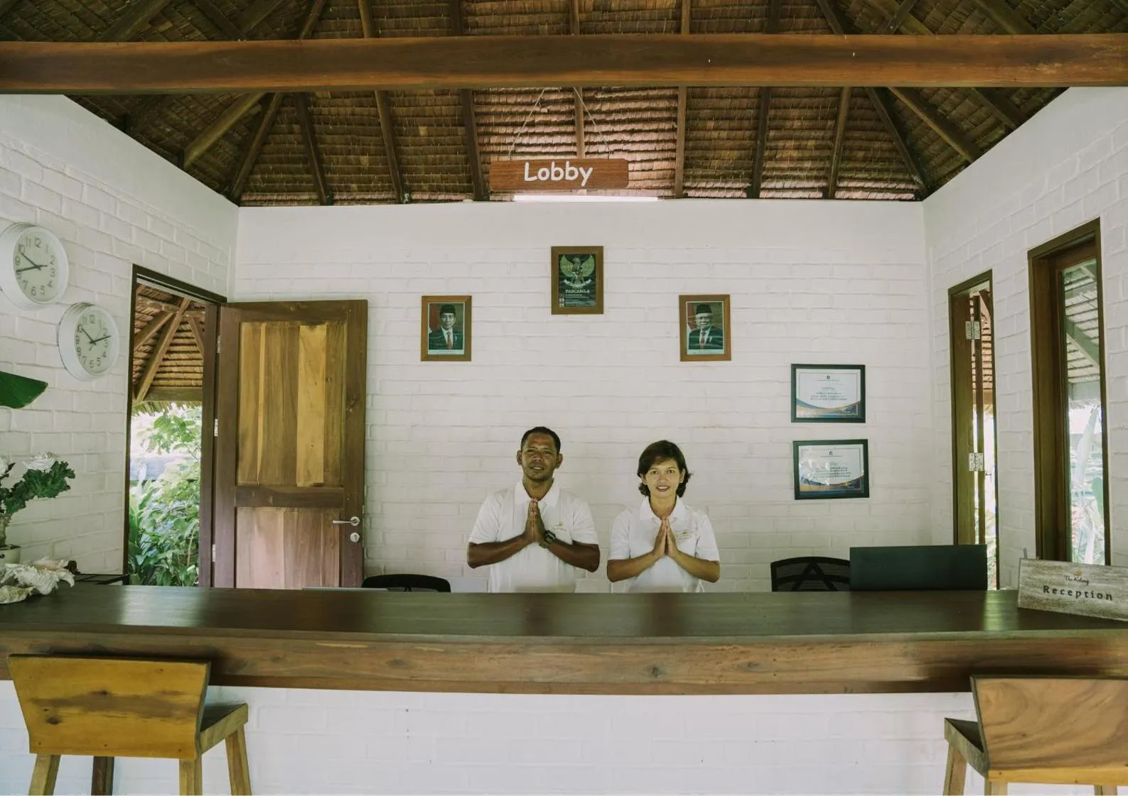 Lobby or reception in The Kelong Trikora Resort