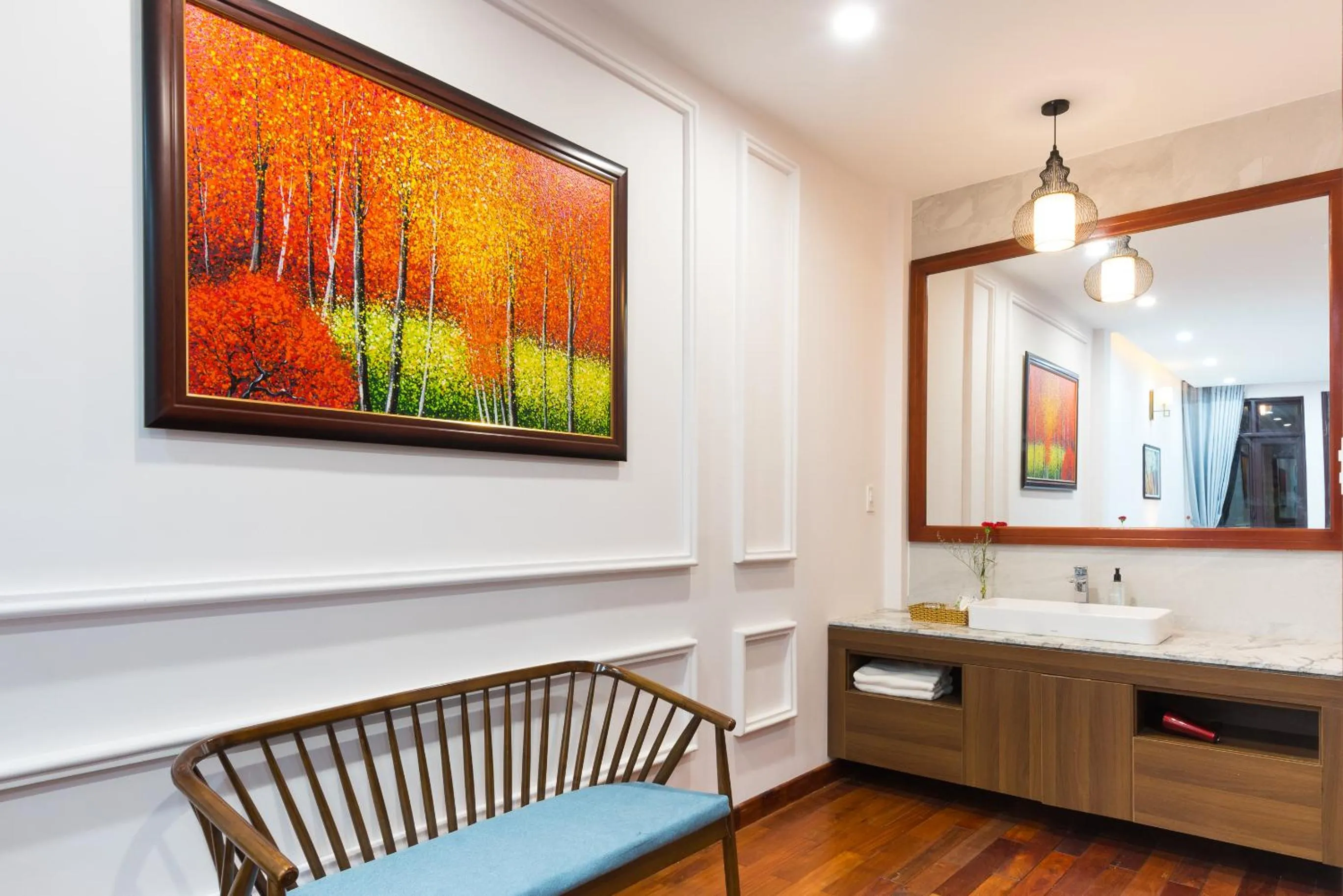 Living room in Bill Ben Homestay Hoi An