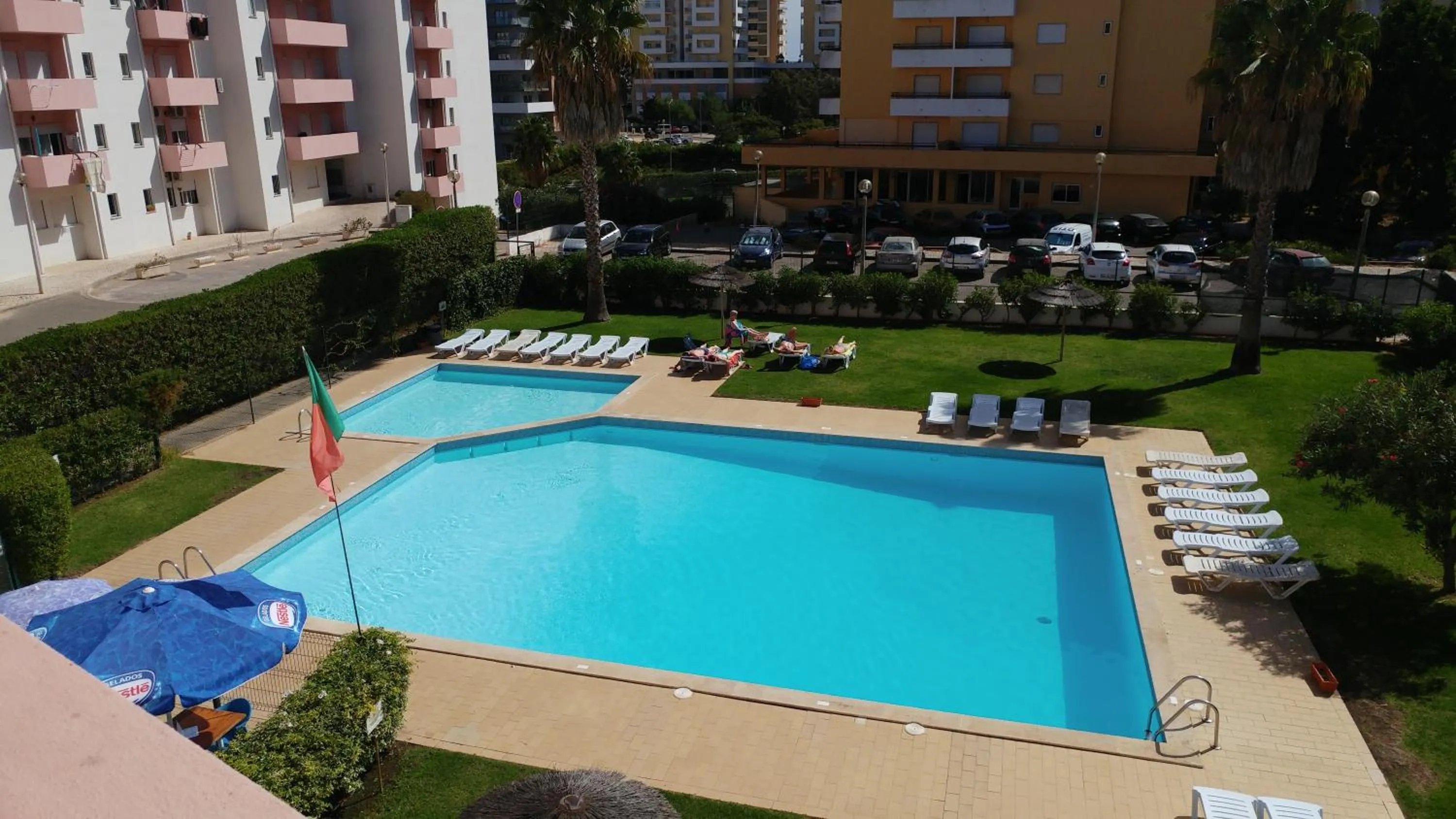 Pool view in Castelos da Rocha