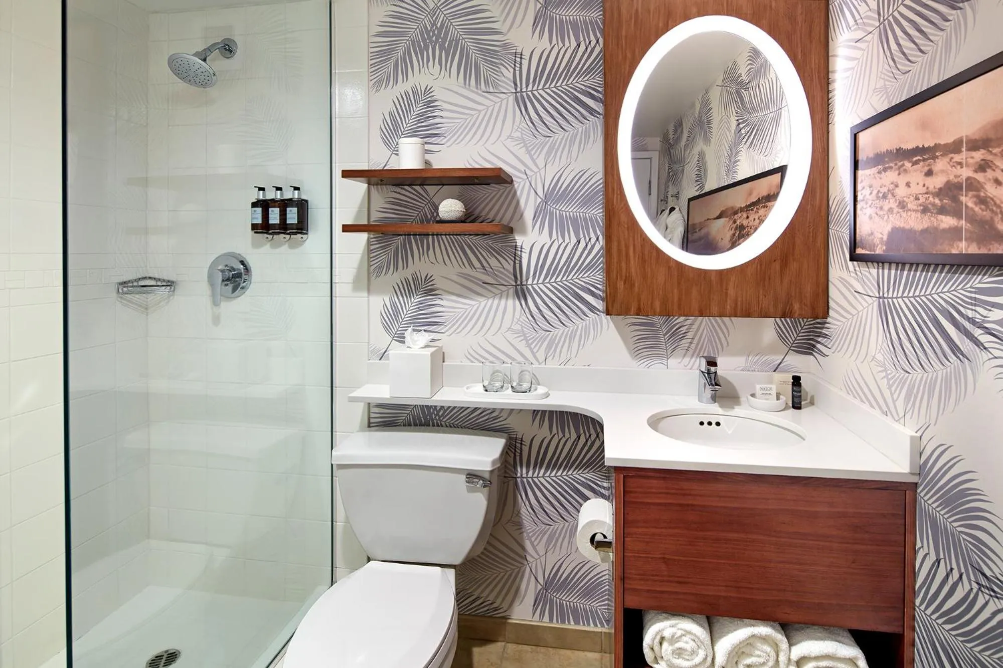 Shower in Carmel Mission Inn