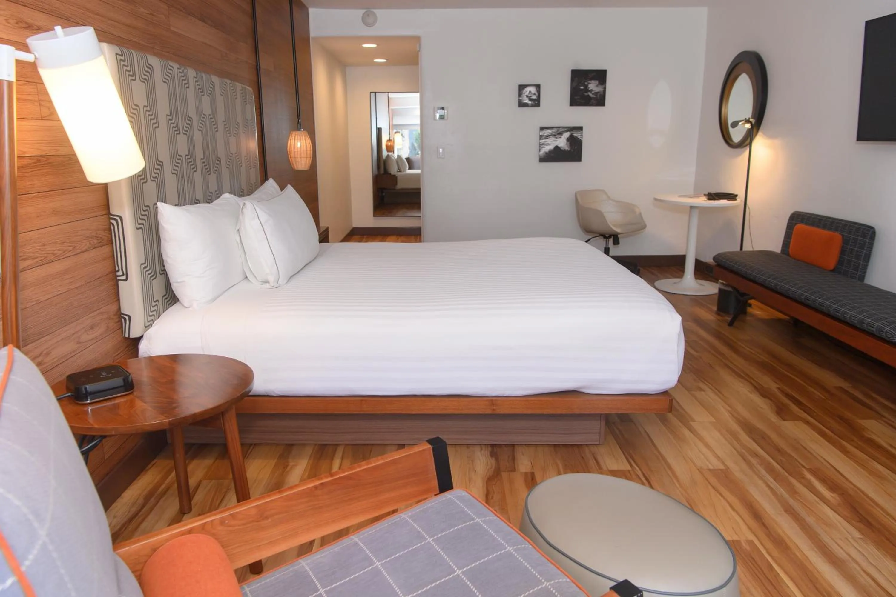 Bed in Carmel Mission Inn