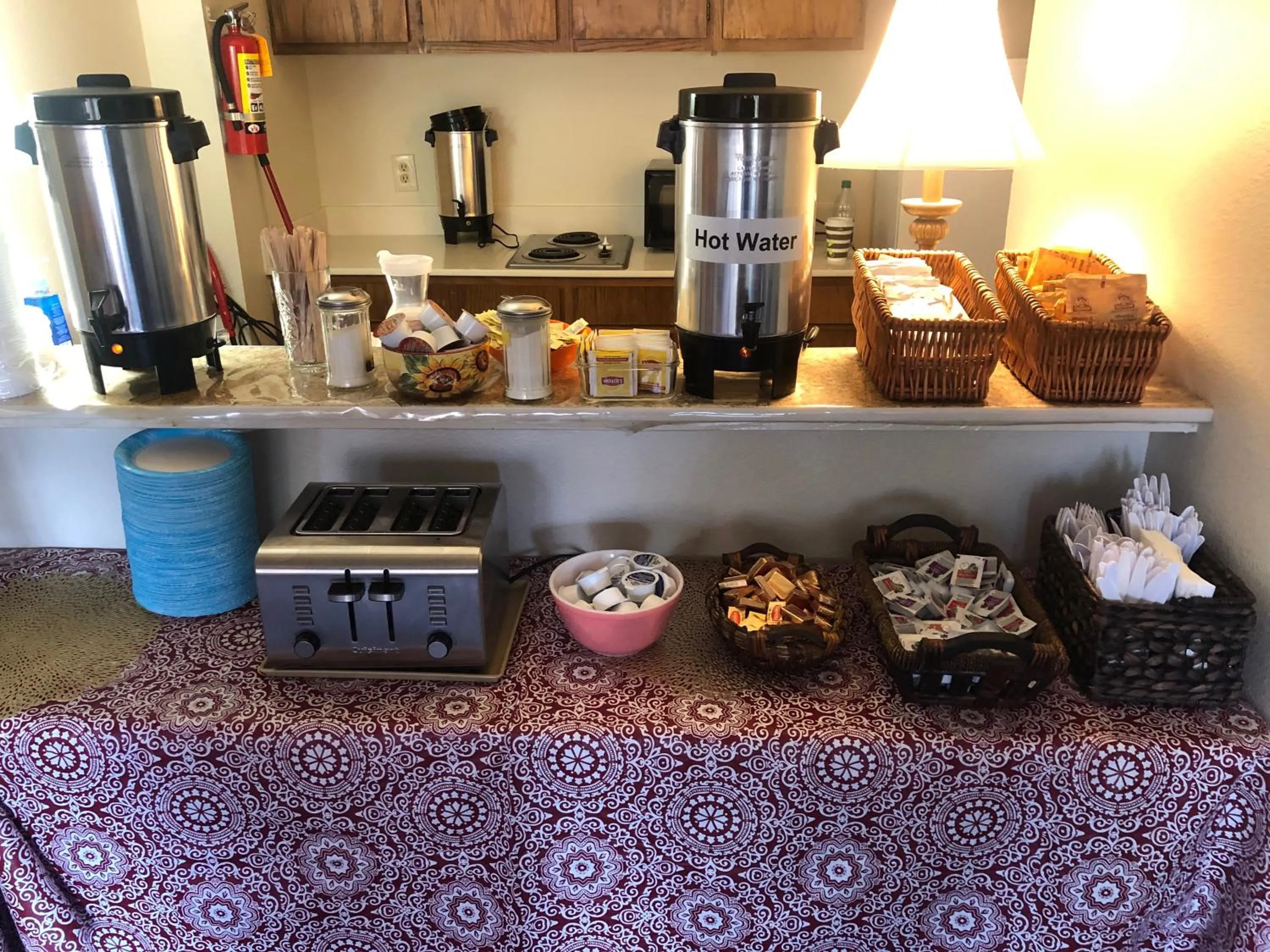 Continental breakfast in The Monarch Resort