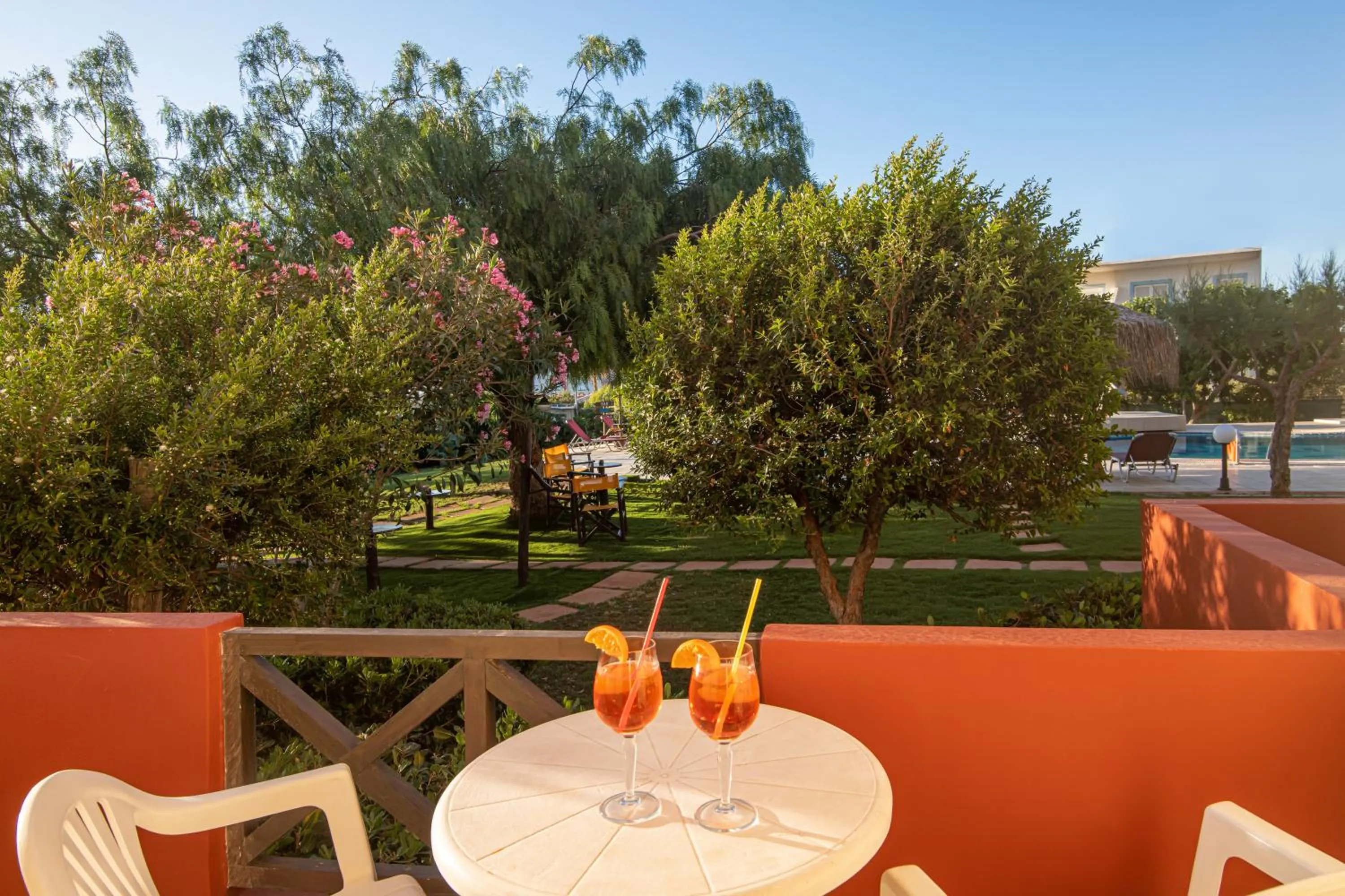 Balcony/Terrace in Portokali Apartments