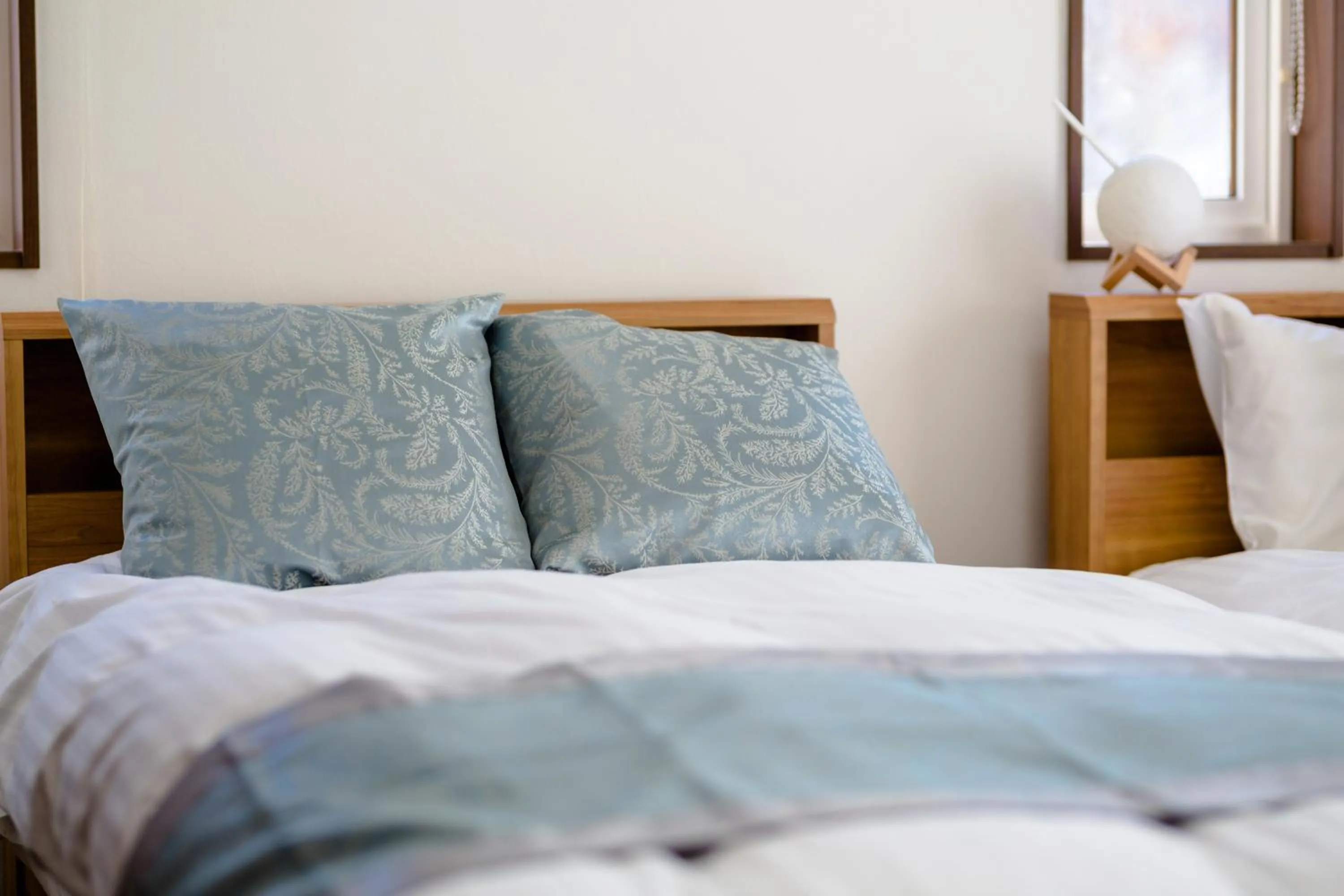 Bed in Fuji Viewest Villa RAKUWA