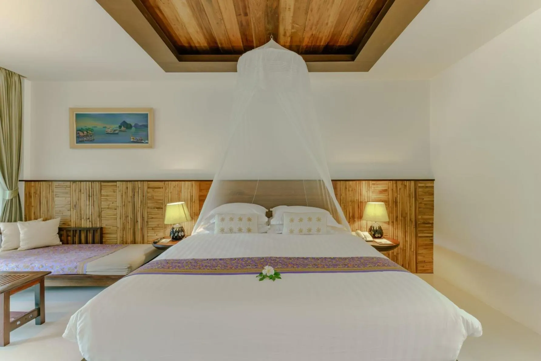 Bed in Ban Sainai Resort- Aonang's Green Resort