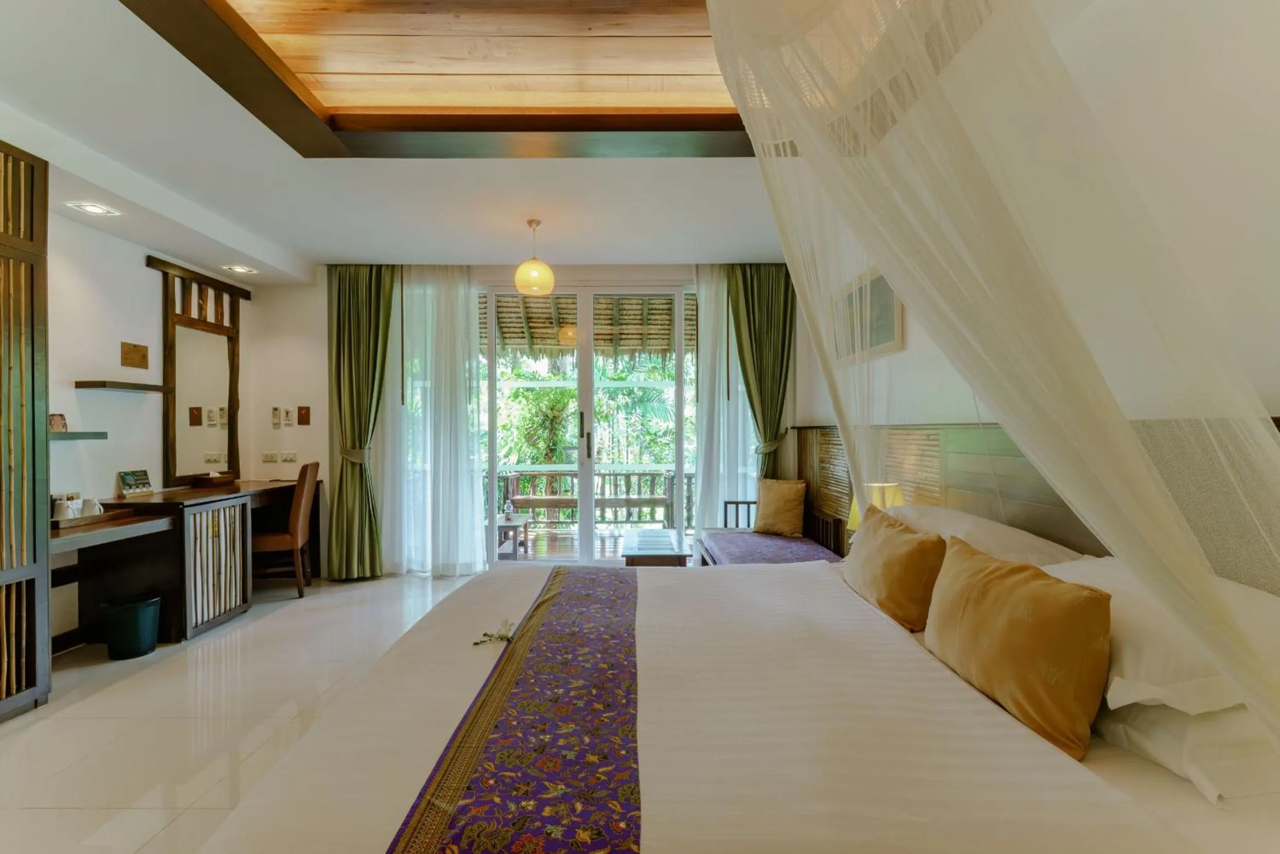 Bed in Ban Sainai Resort- Aonang's Green Resort