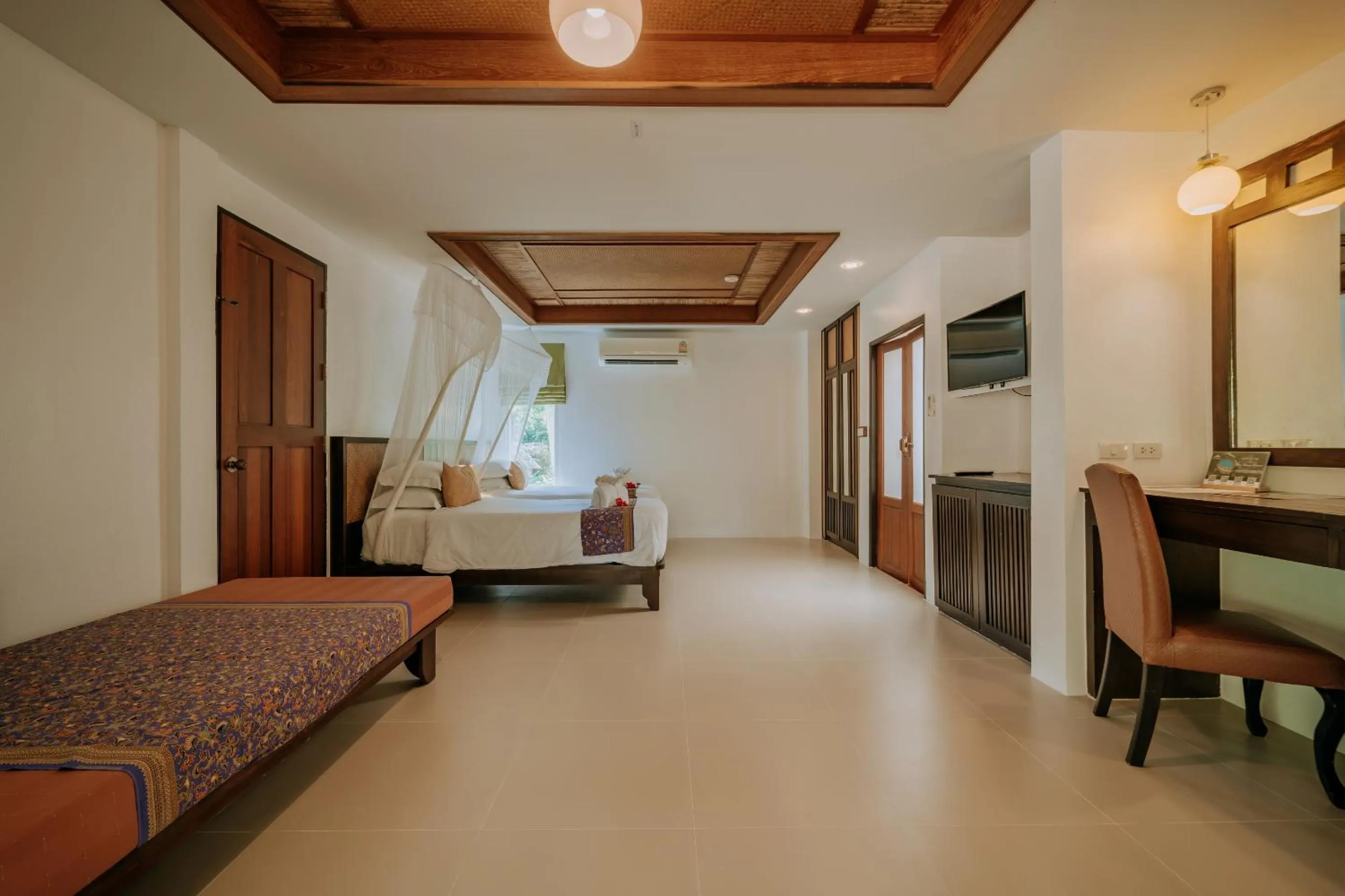 Bed in Ban Sainai Resort- Aonang's Green Resort