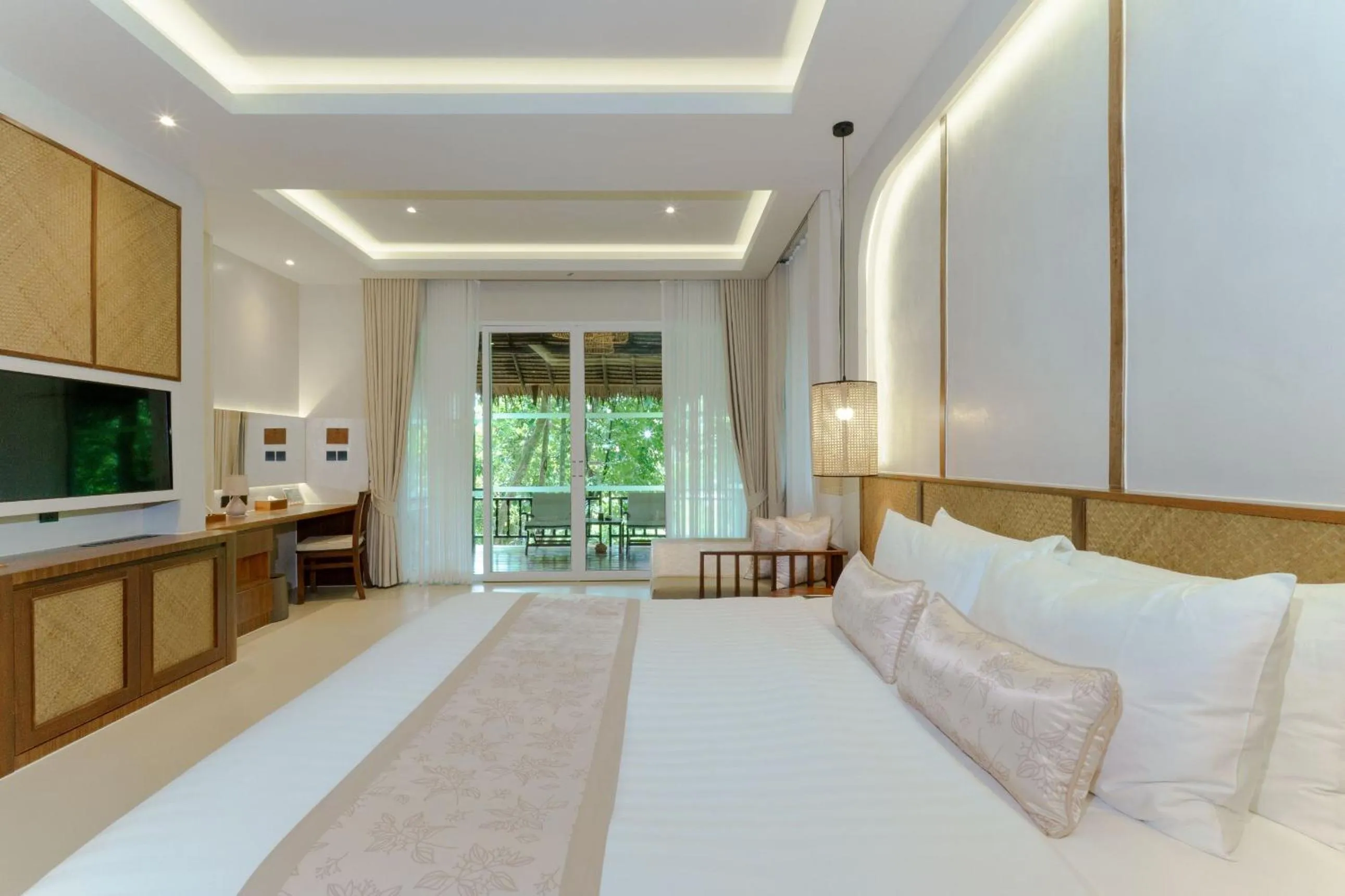 Bed in Ban Sainai Resort- Aonang's Green Resort