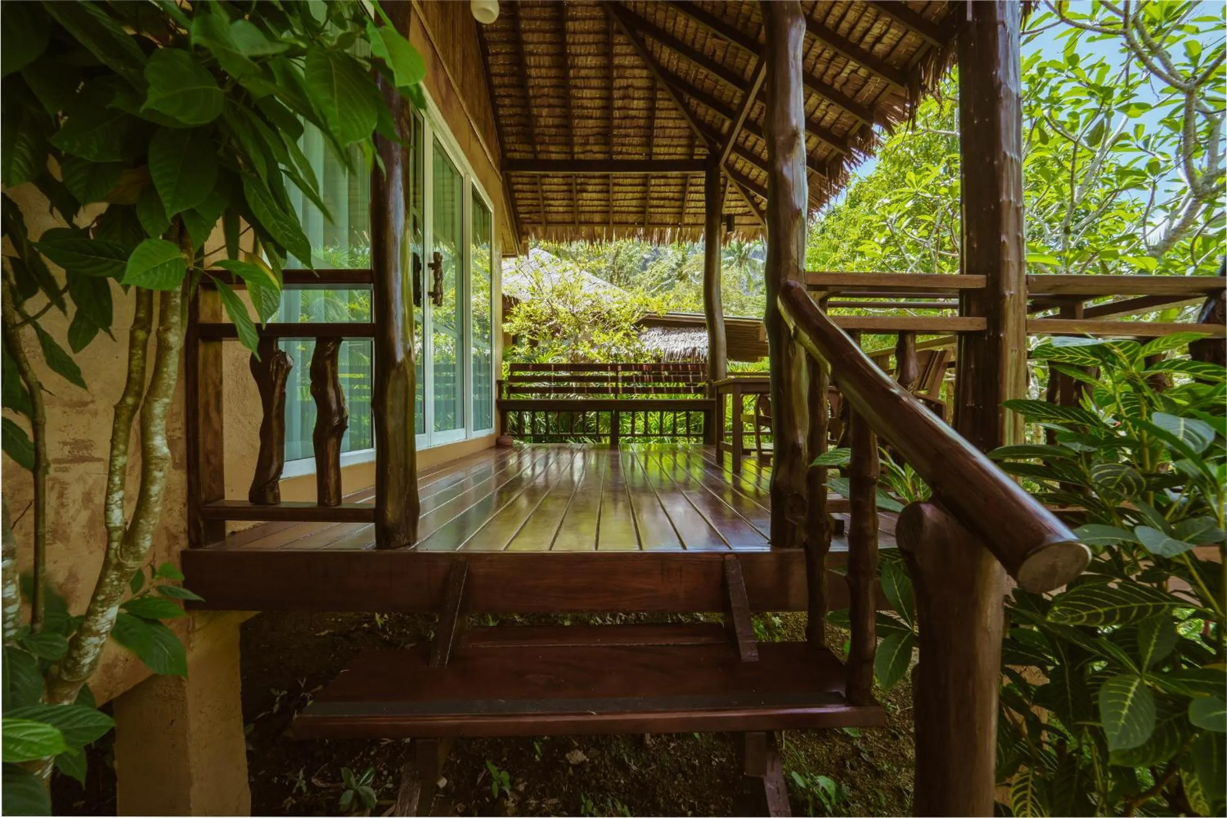 Patio in Ban Sainai Resort- Aonang's Green Resort
