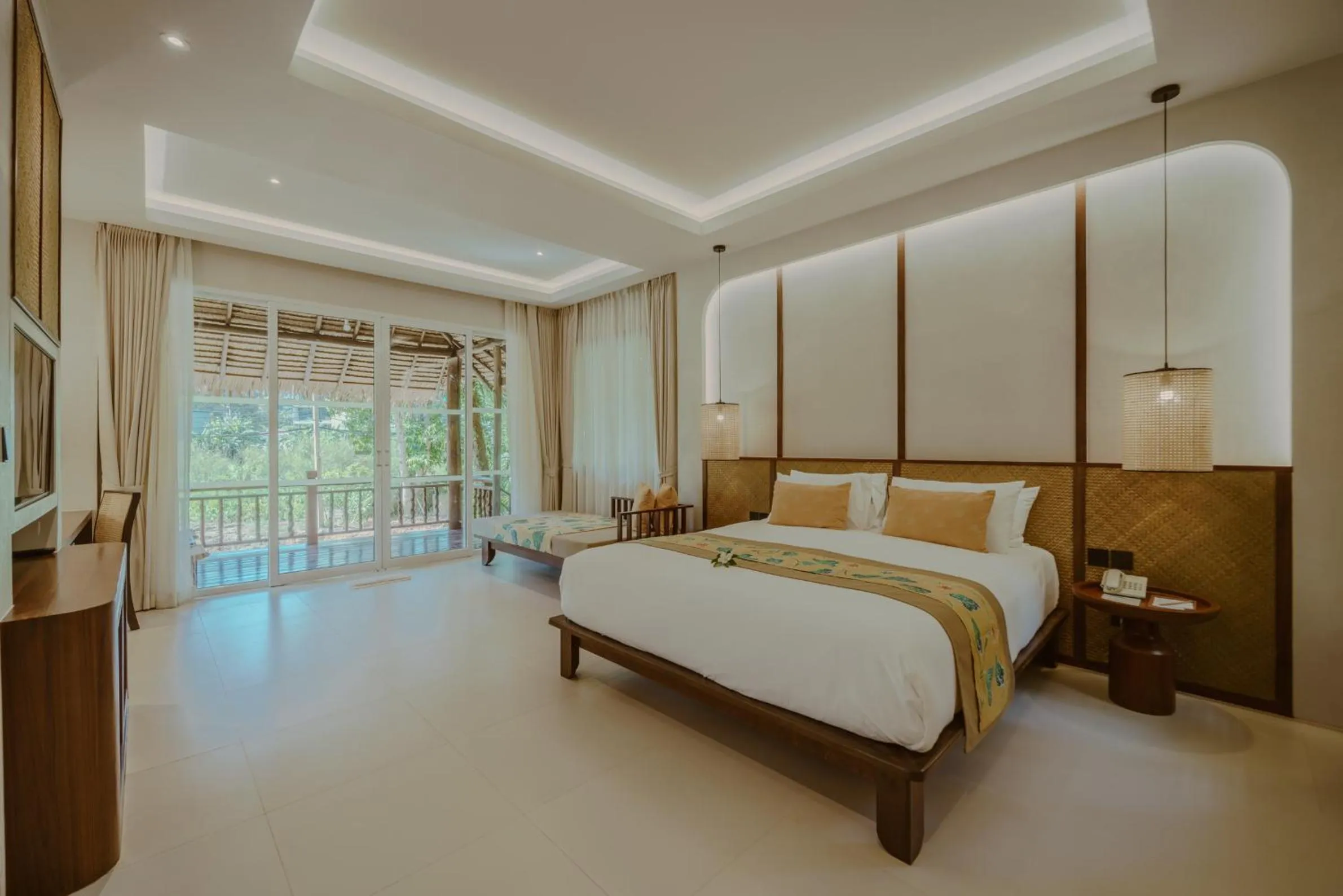 Bed in Ban Sainai Resort- Aonang's Green Resort