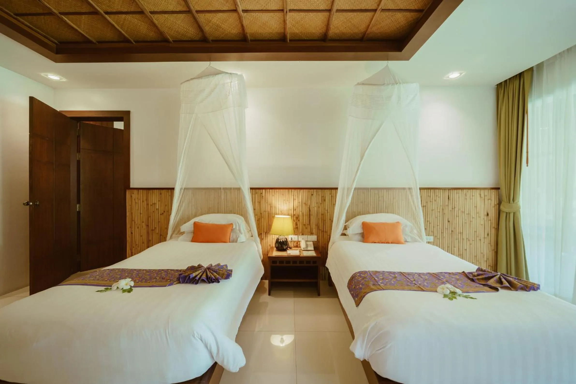 Bed in Ban Sainai Resort- Aonang's Green Resort