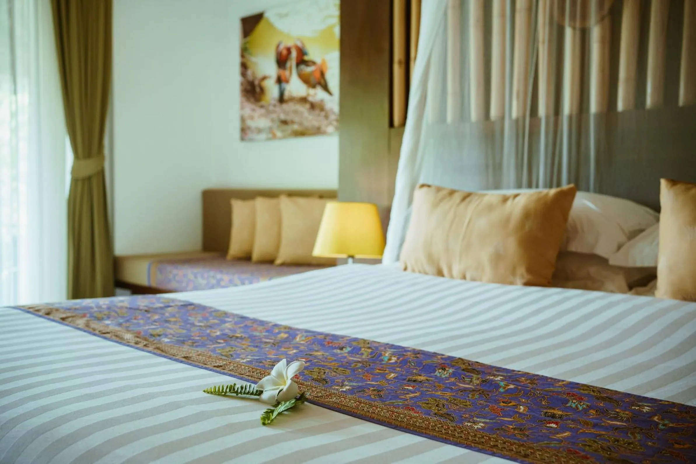 Bed in Ban Sainai Resort- Aonang's Green Resort