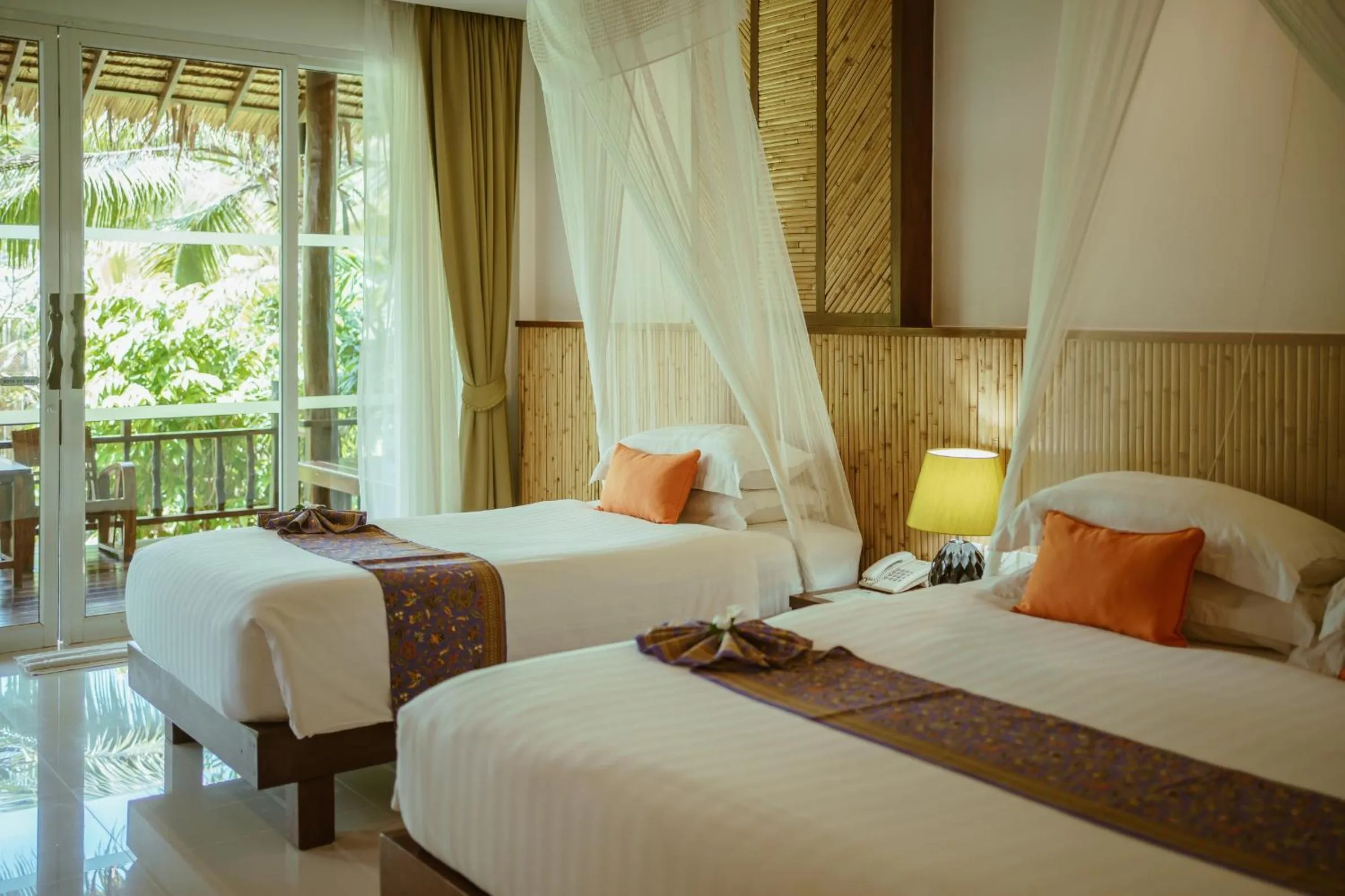 Bed in Ban Sainai Resort- Aonang's Green Resort