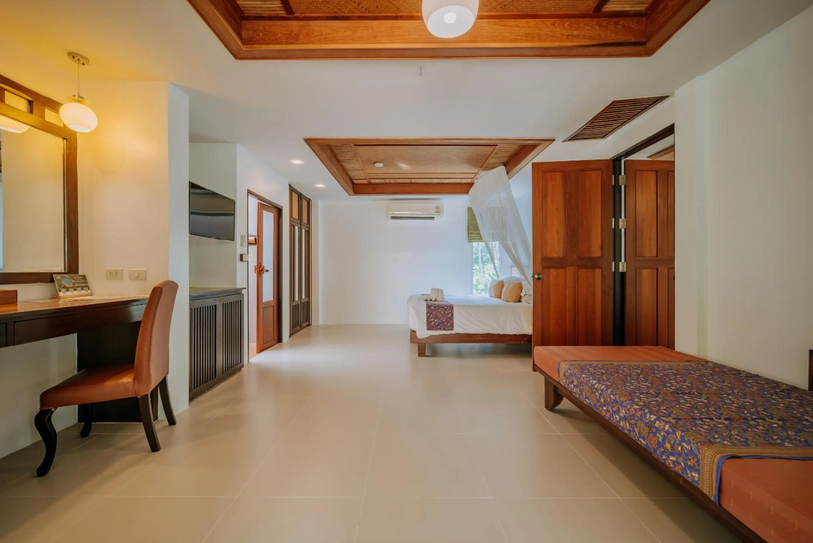 Bed in Ban Sainai Resort- Aonang's Green Resort