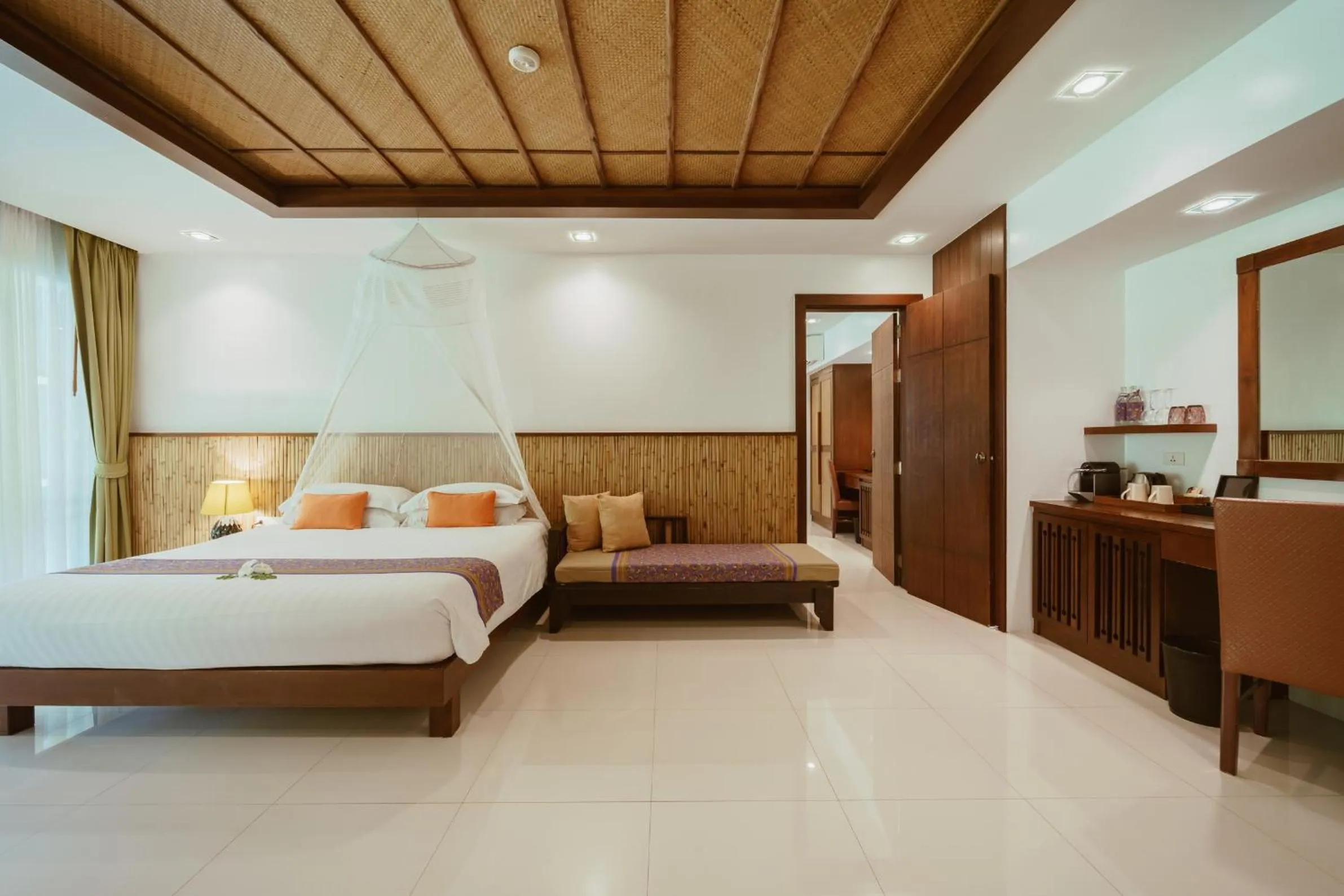 Bed in Ban Sainai Resort- Aonang's Green Resort