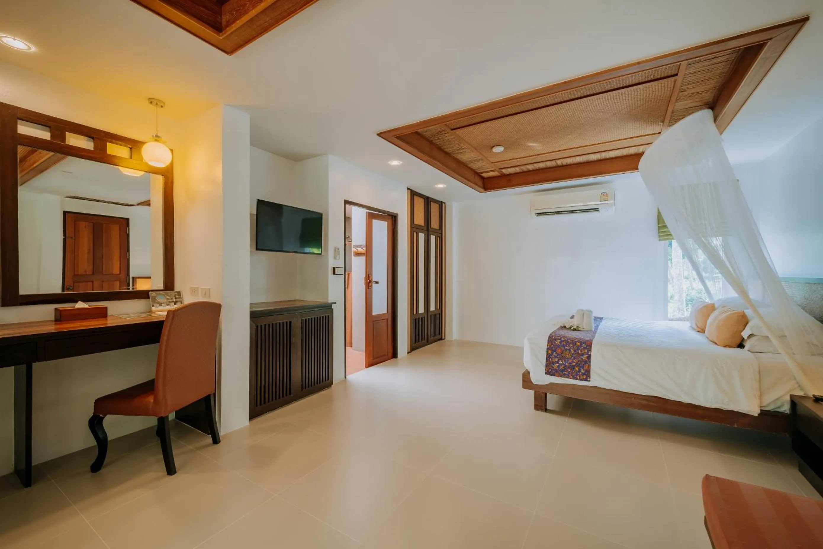 Bed in Ban Sainai Resort- Aonang's Green Resort