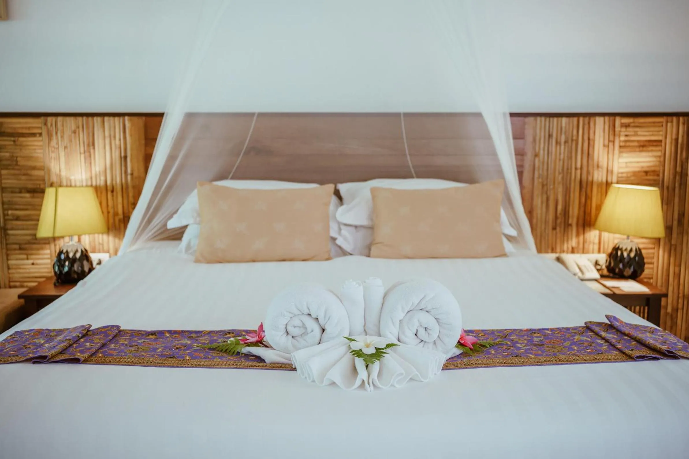 Bed in Ban Sainai Resort- Aonang's Green Resort