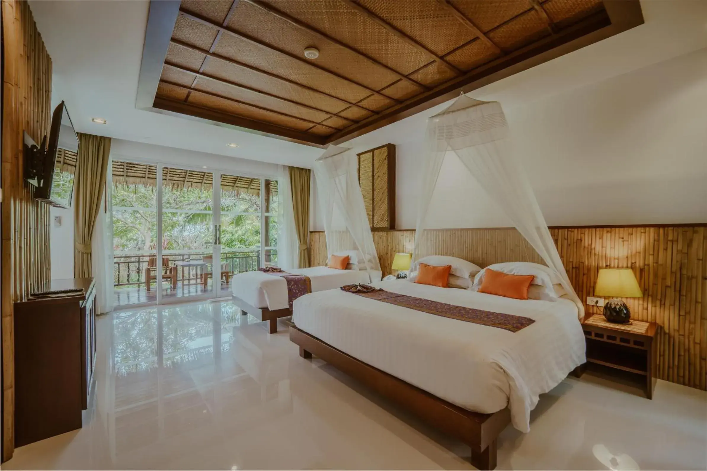 Triplet Premier Cottage in Ban Sainai Resort- SHA Extra Plus Aonang's Green Resort Triplet Premier Cottage in Ban Sainai Resort- SHA Extra Plus Aonang's Green Resort