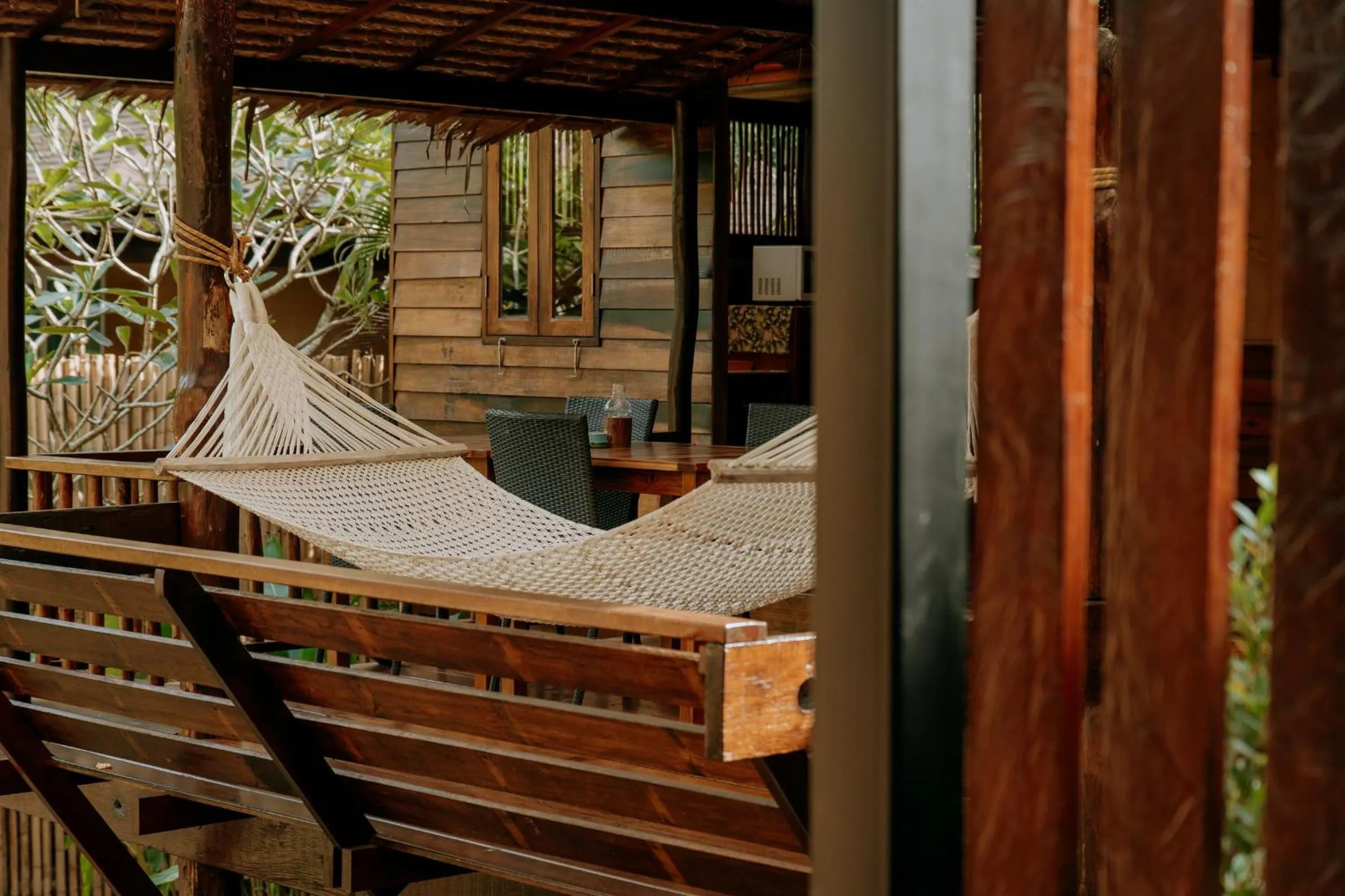 Patio in Ban Sainai Resort- Aonang's Green Resort