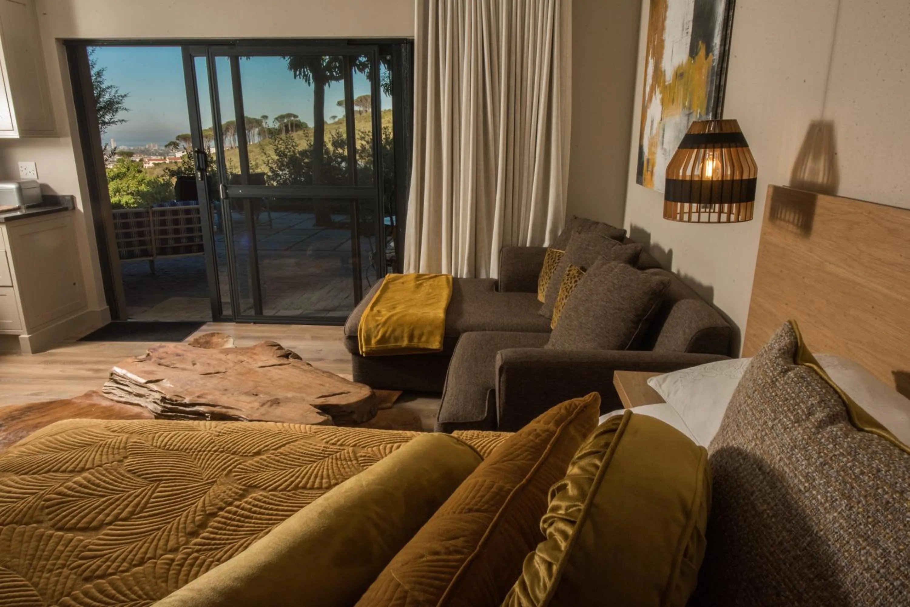 Seating area in Vrede Selfcatering