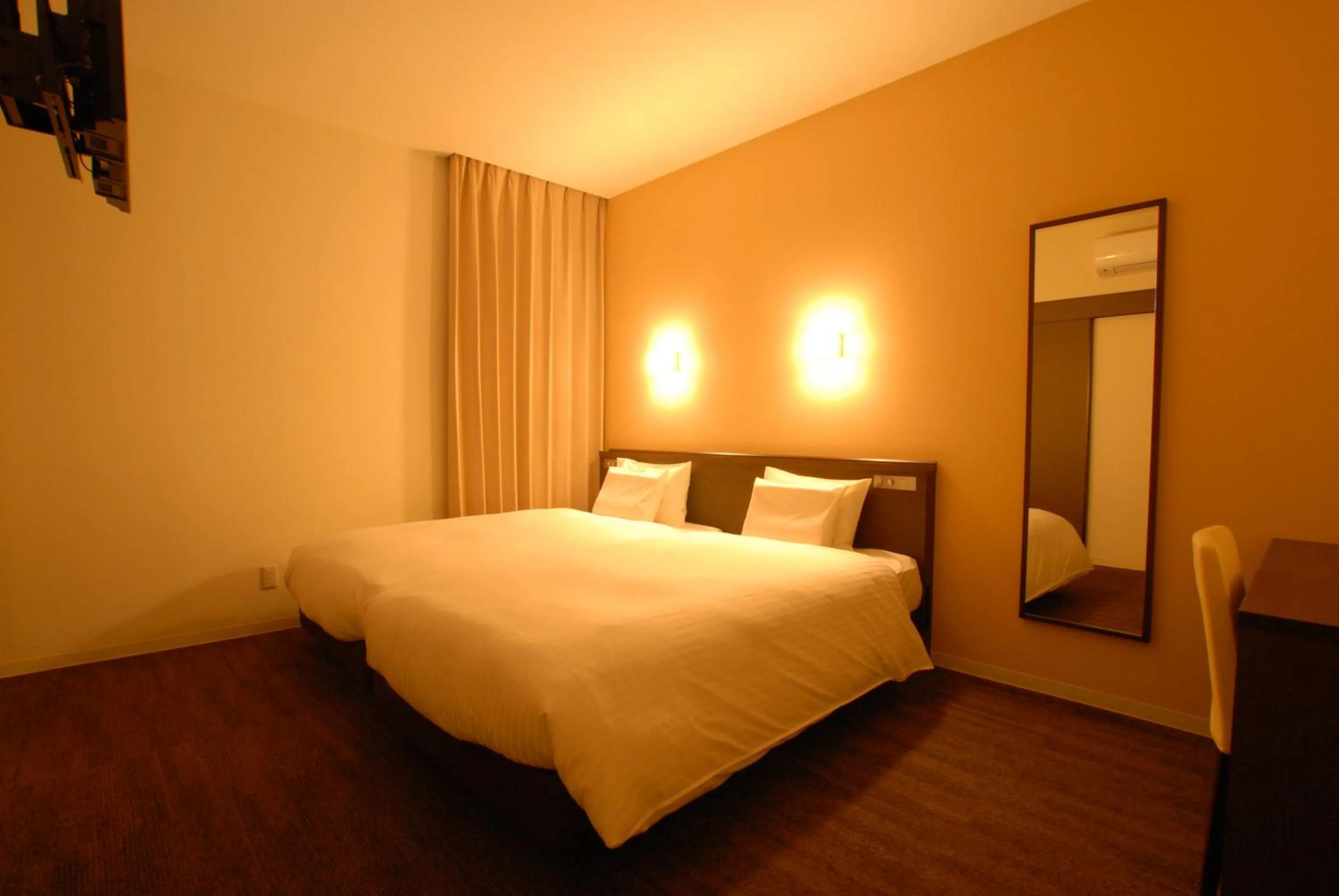 Bed in AB Hotel Isesaki