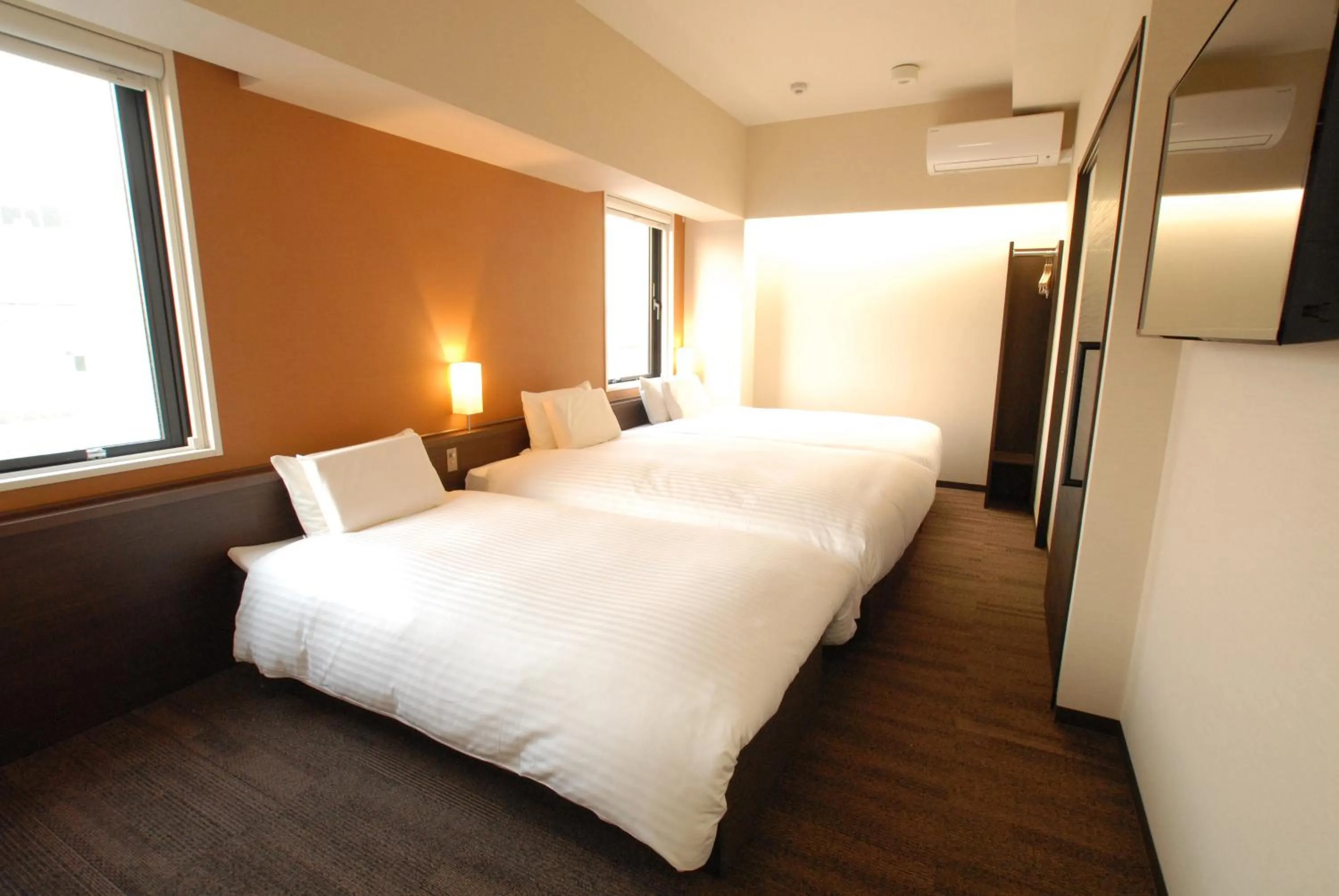 Bed in AB Hotel Gifu